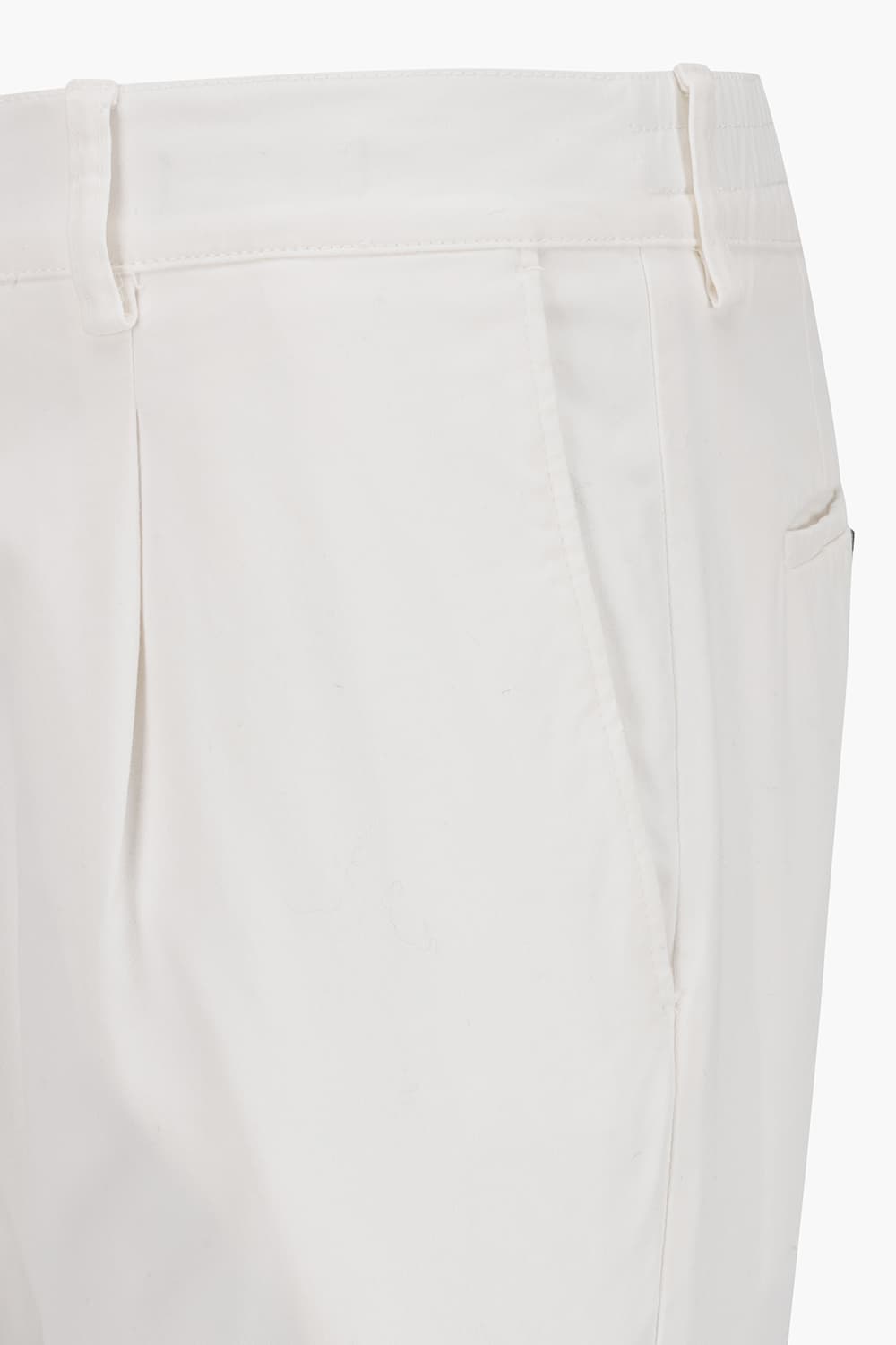코튼 가먼트다잉 스트레이트 화이트 캐주얼 팬츠
