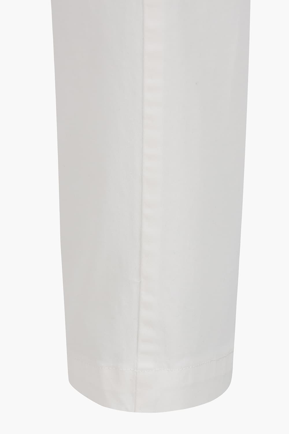 코튼 가먼트다잉 스트레이트 화이트 캐주얼 팬츠