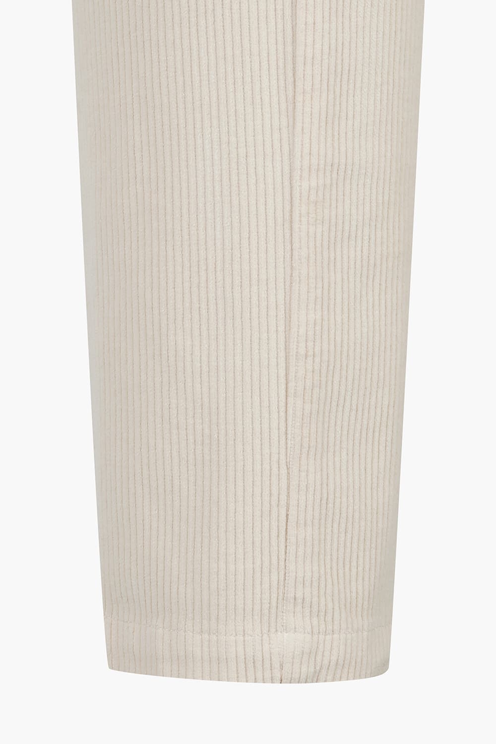 코튼 코듀로이 스트레이트 아이보리 팬츠