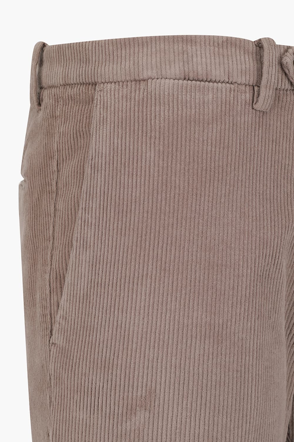 코튼 코듀로이 스트레이트 다크핑크 팬츠