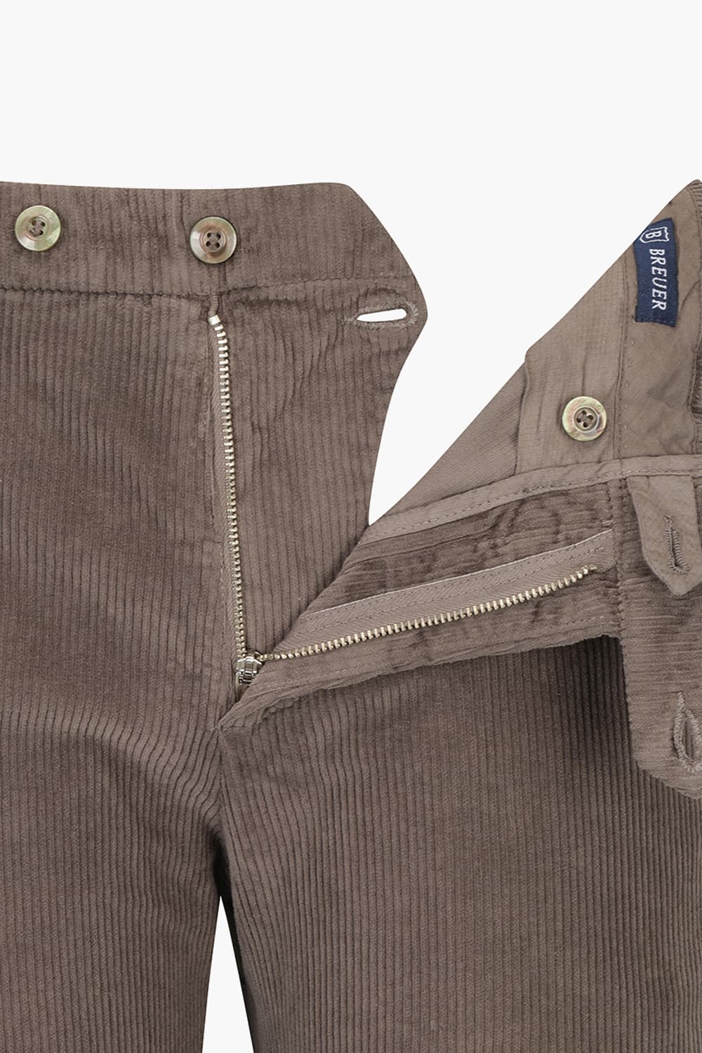 코튼 코듀로이 스트레이트 다크브라운 팬츠