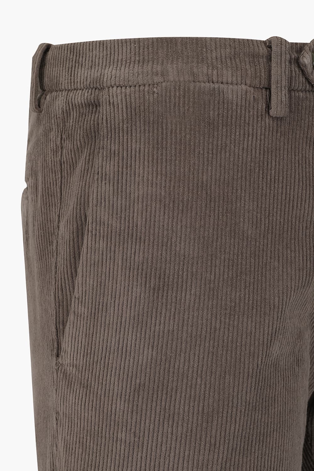 코튼 코듀로이 스트레이트 다크브라운 팬츠