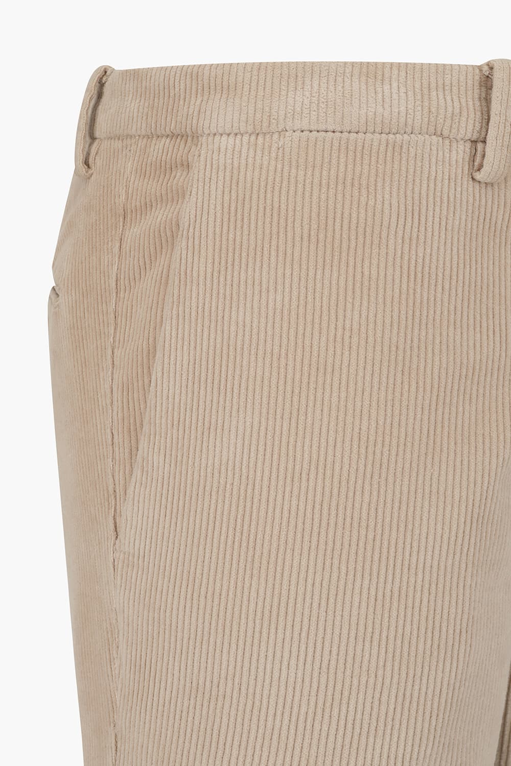 코튼 코듀로이 스트레이트 라이트베이지 팬츠