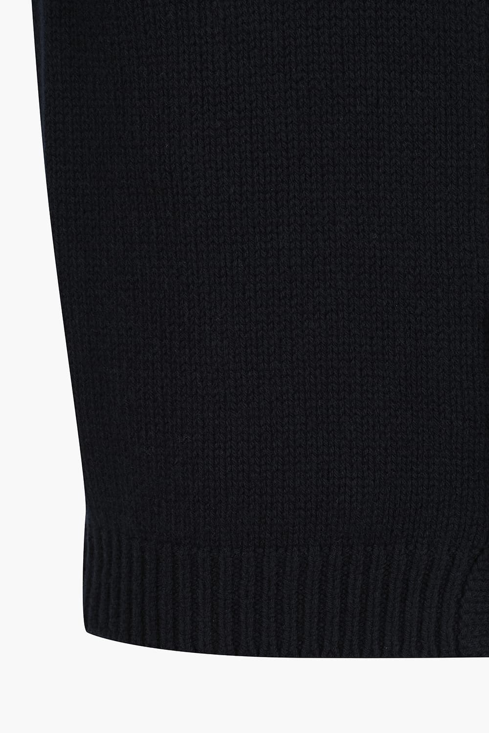 울 카라넥 다크네이비 가디건