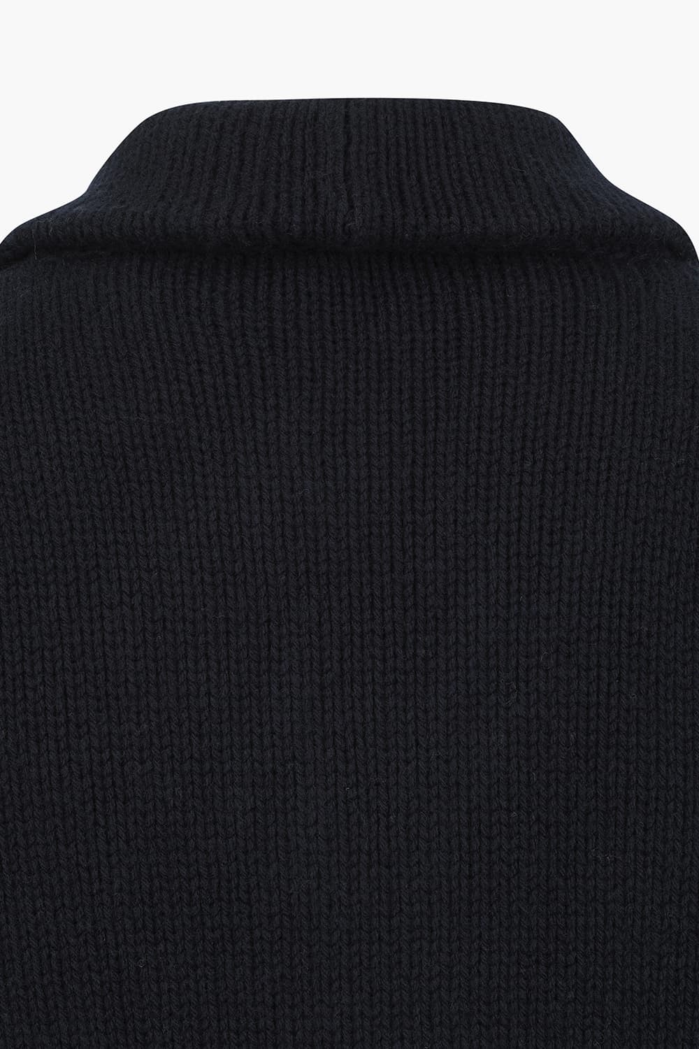 울 카라넥 다크네이비 가디건