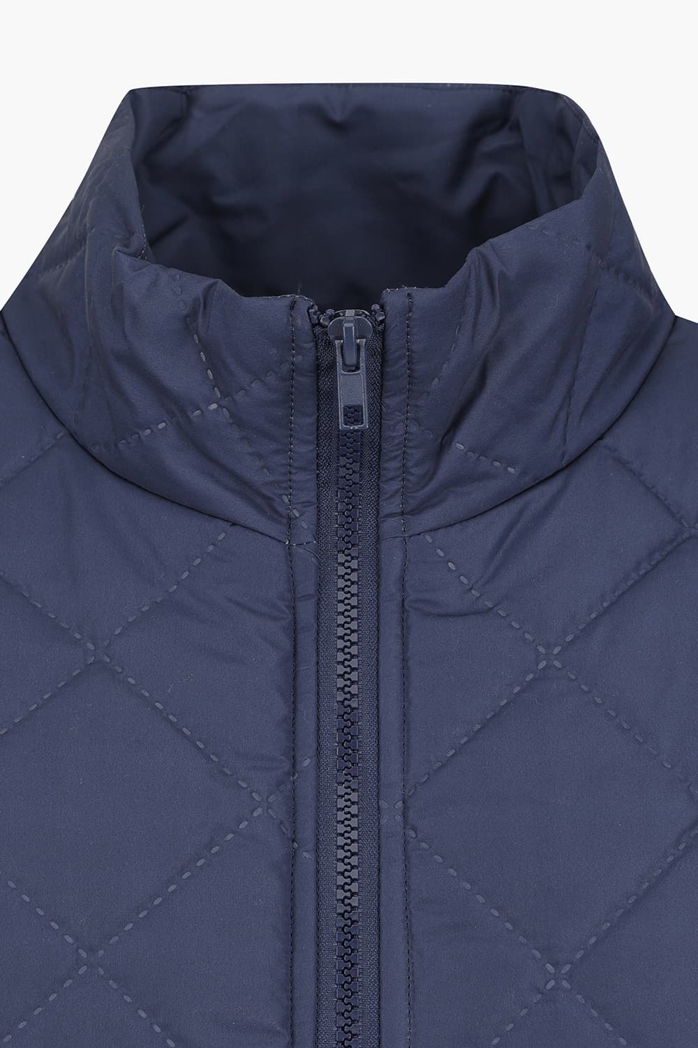 다이아몬드 퀼팅 경량 네이비 베스트