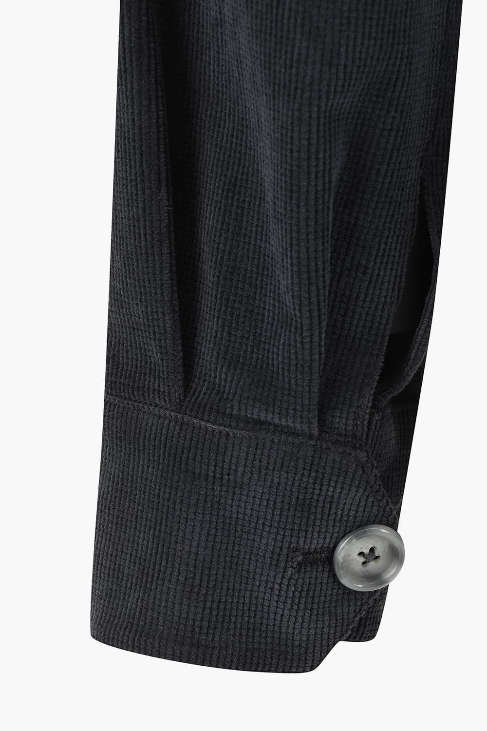 코튼 코듀로이 셔츠형 다크네이비 캐주얼 자켓