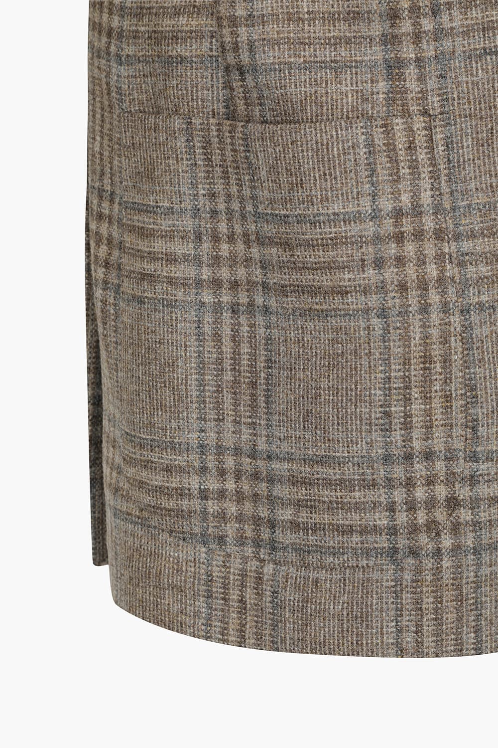 울 브라운 테일러드 자켓