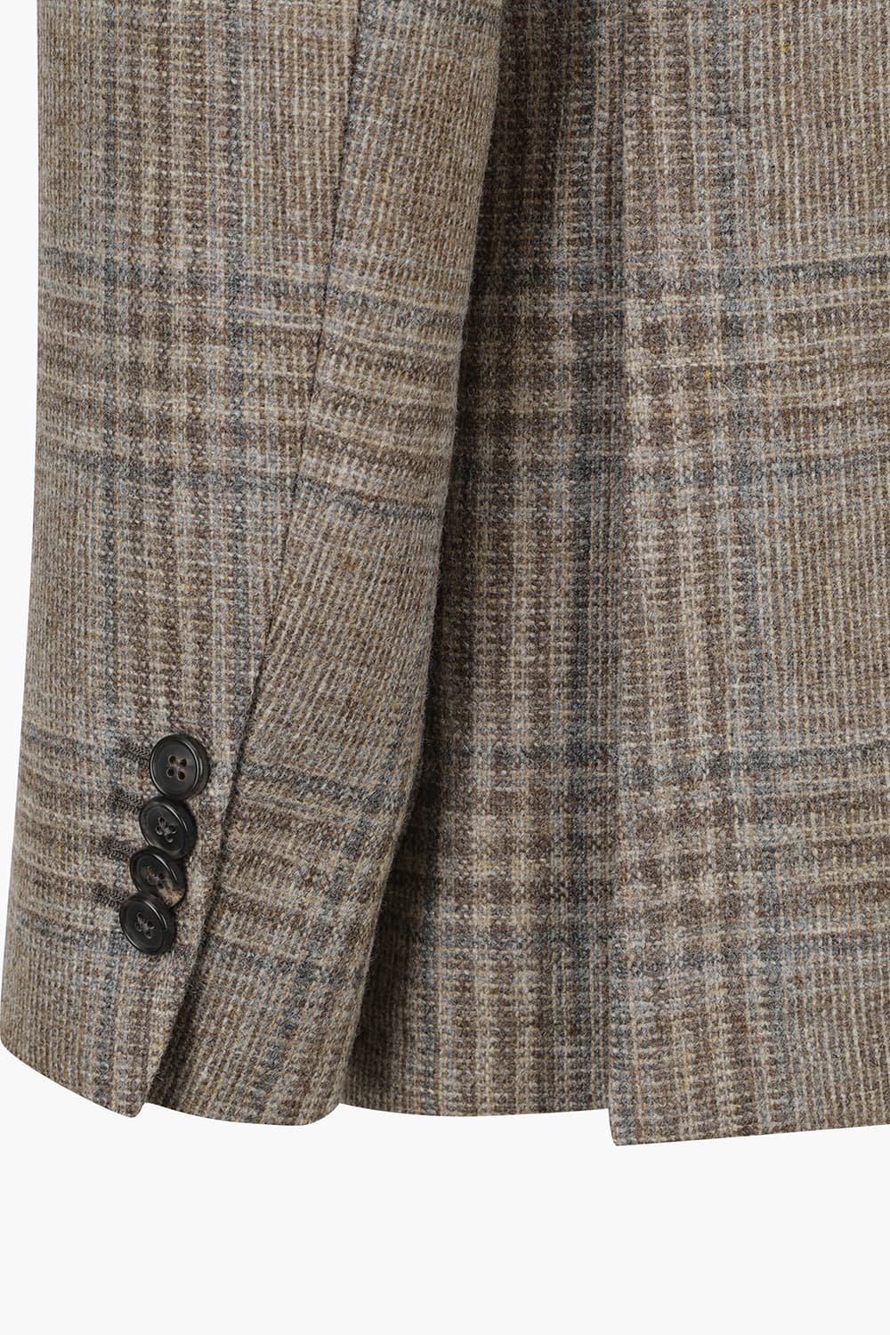 울 브라운 테일러드 자켓