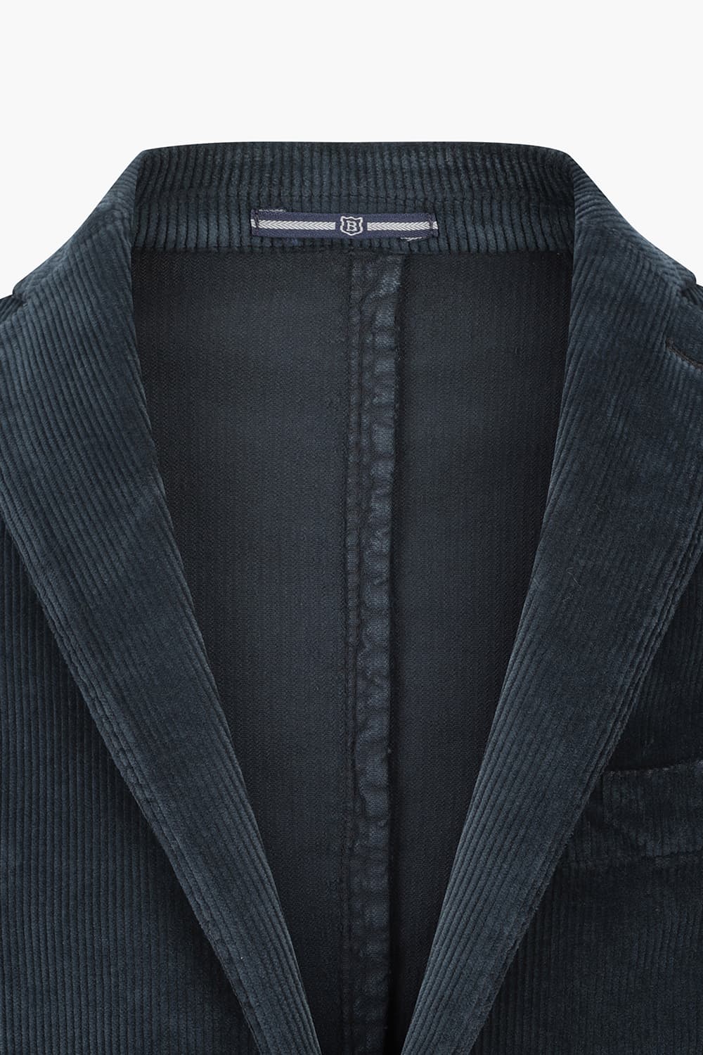 코튼 코듀로이 다크네이비 테일러드 자켓