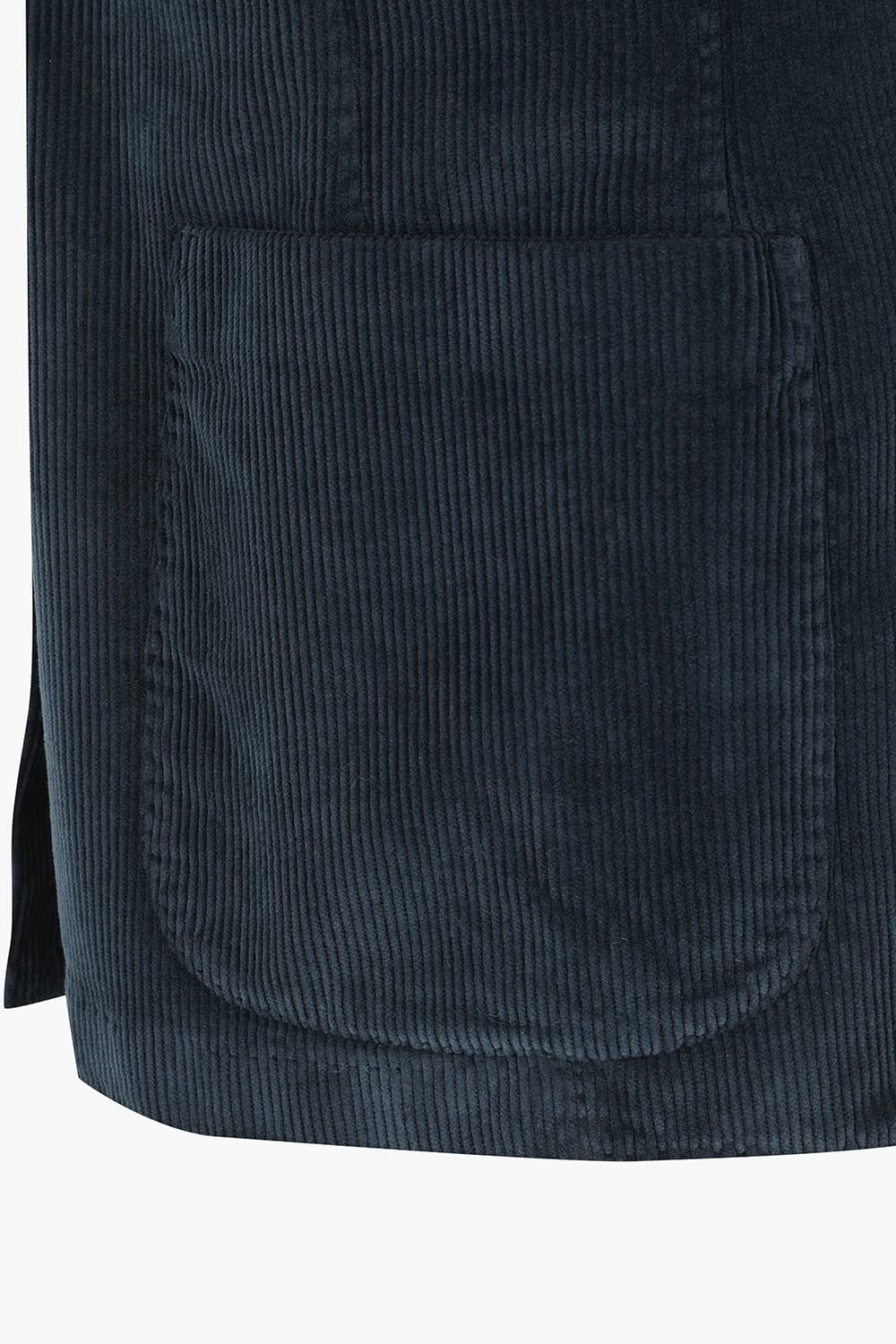 코튼 코듀로이 다크네이비 테일러드 자켓