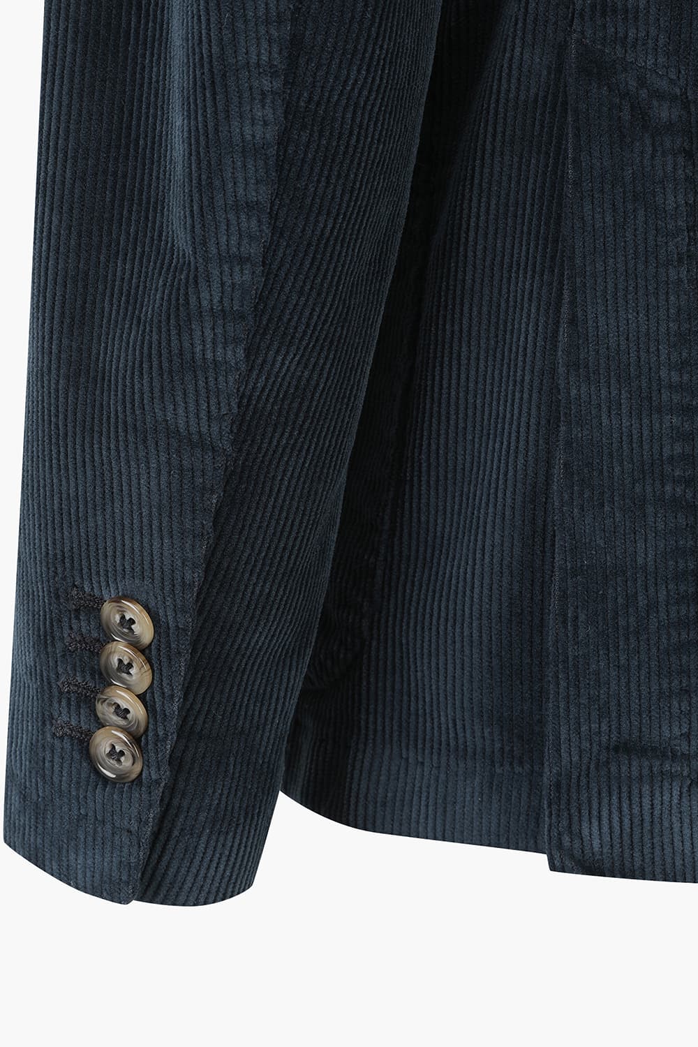 코튼 코듀로이 다크네이비 테일러드 자켓