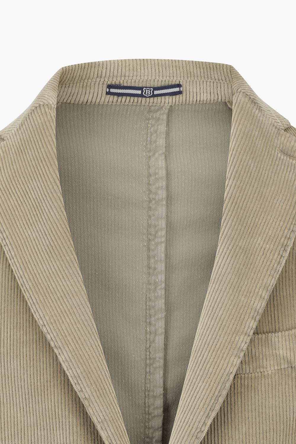 코튼 코듀로이 라이트브라운 테일러드 자켓