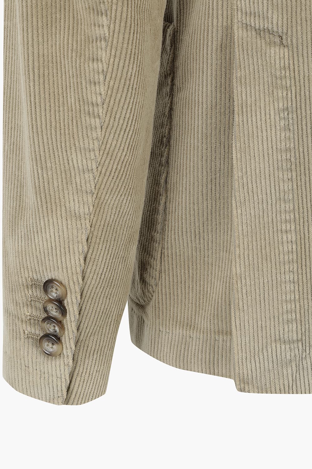코튼 코듀로이 라이트브라운 테일러드 자켓
