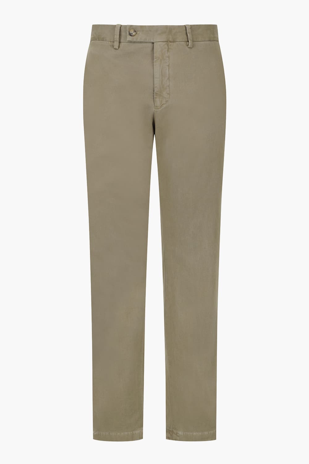 코튼 슬림 브라운 캐주얼 팬츠