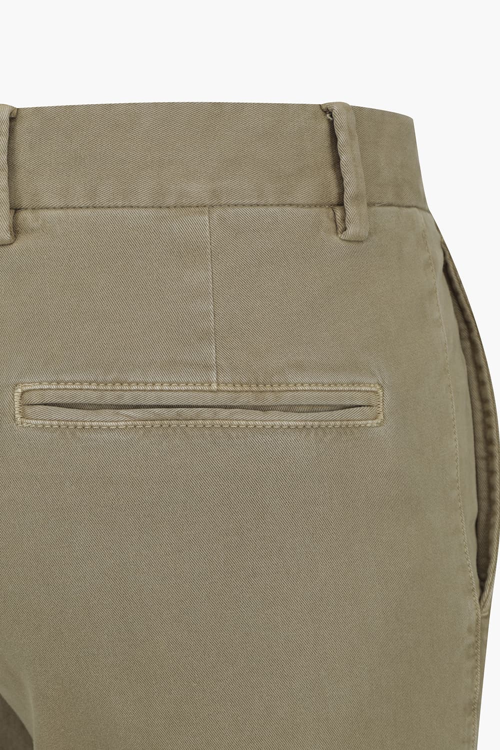 코튼 슬림 브라운 캐주얼 팬츠