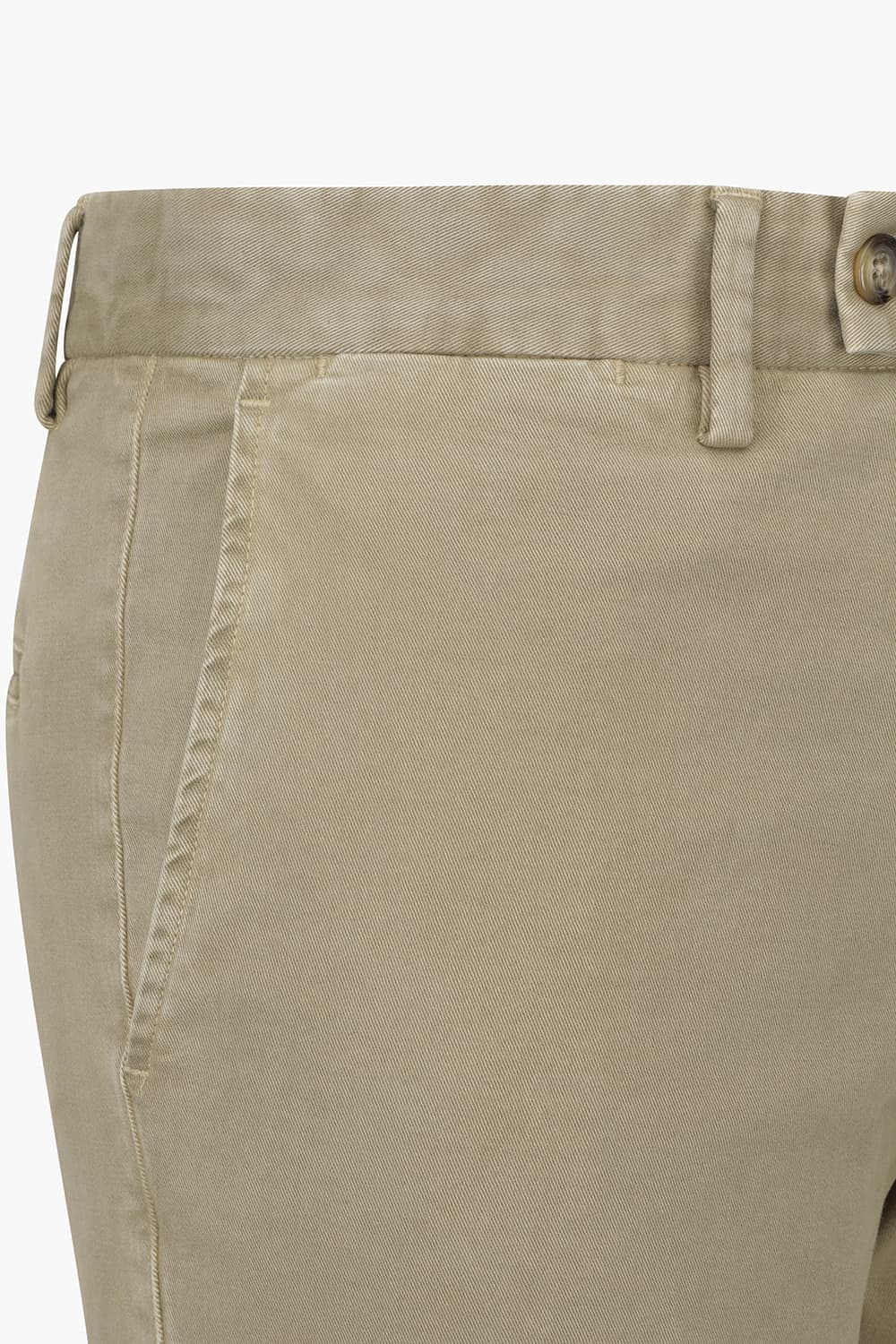 코튼 슬림 라이트브라운 캐주얼 팬츠