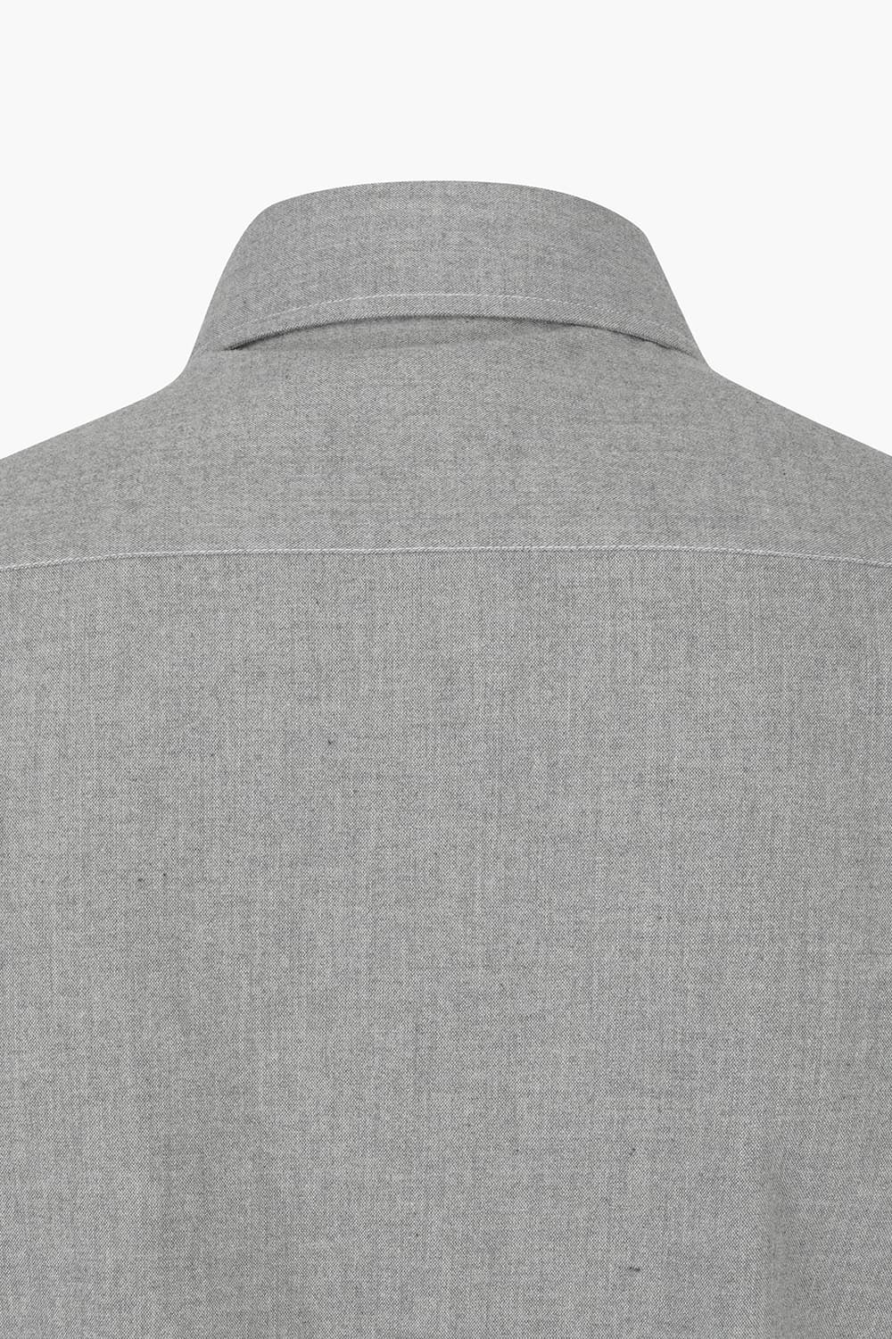 코튼 베이직 그레이 셔츠