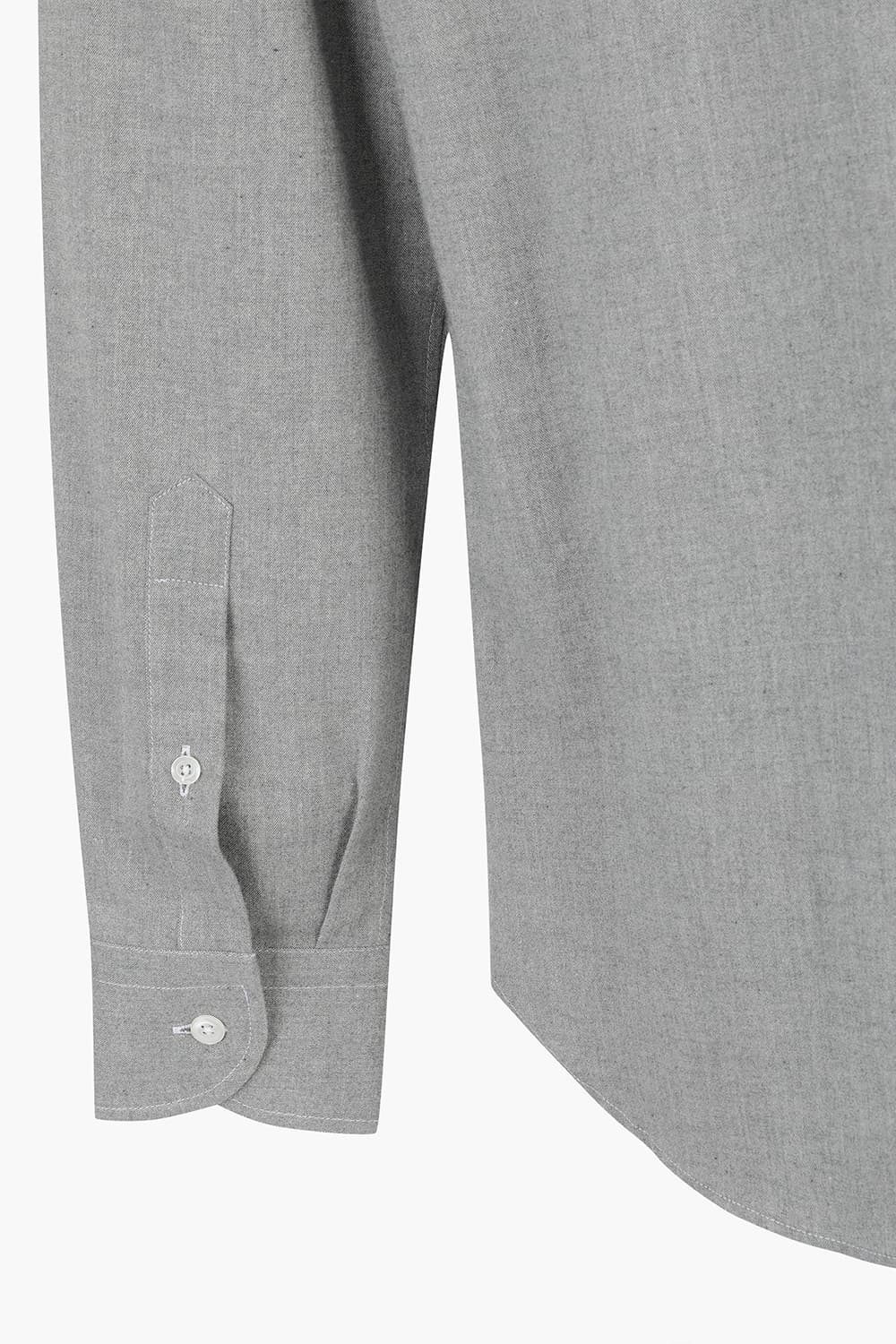 코튼 베이직 그레이 셔츠