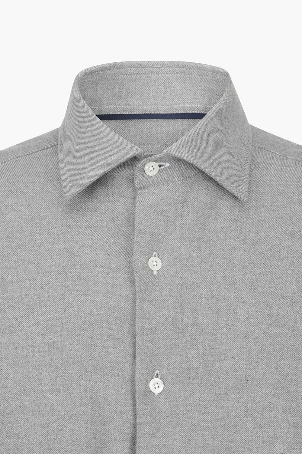 코튼 베이직 그레이 셔츠