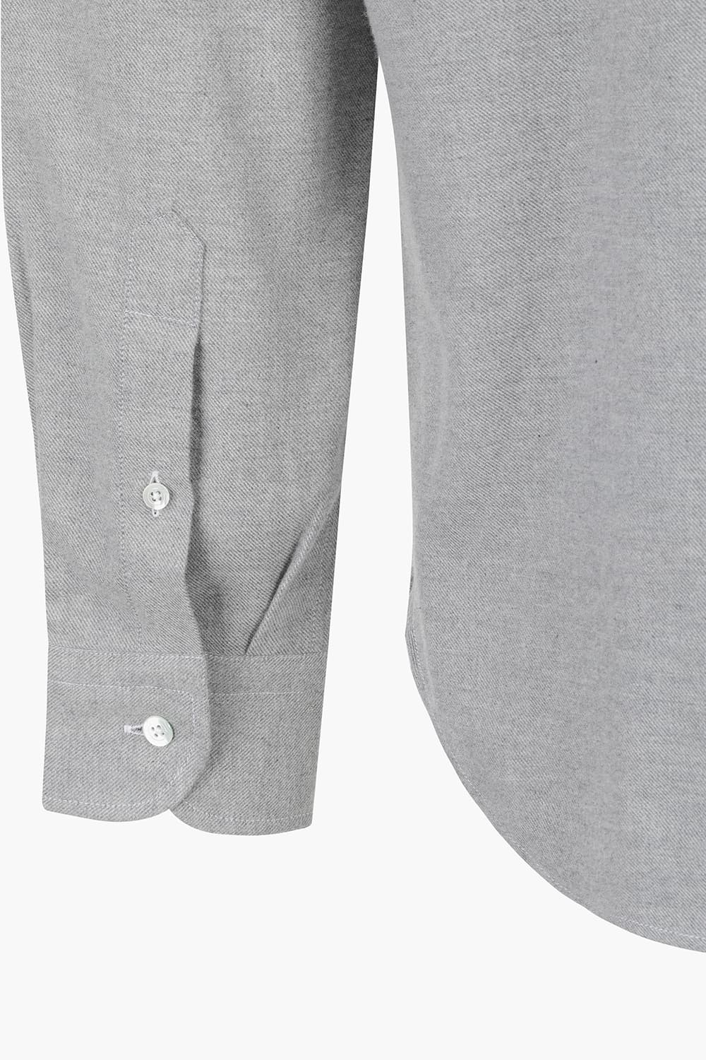 코튼 베이직 그레이 셔츠