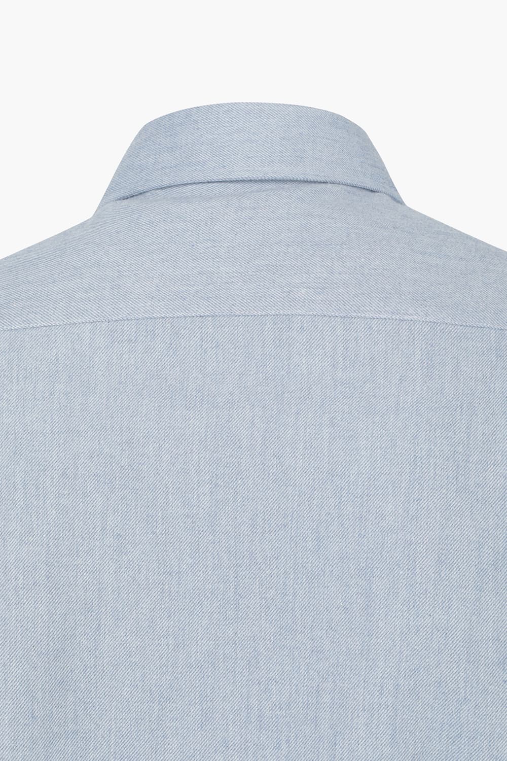 코튼 베이직 블루 셔츠