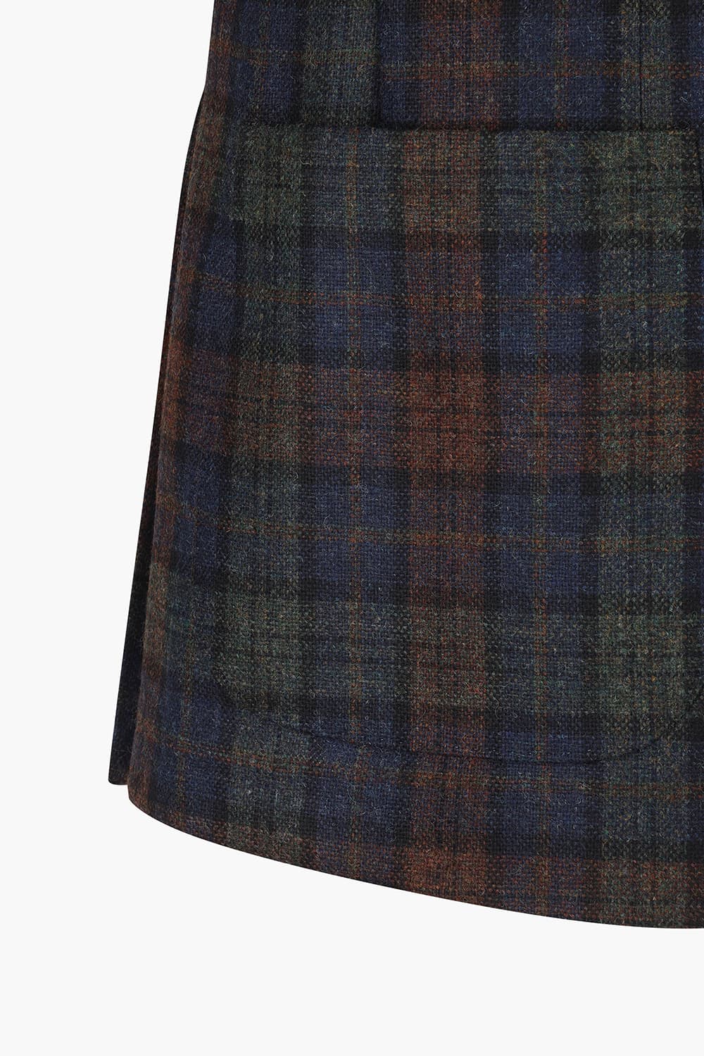 울 다크네이비 테일러드 자켓