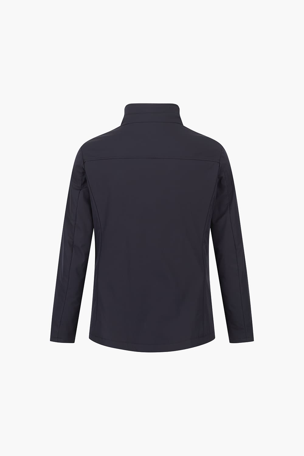 울 안감 하이넥 다크네이비 다운 점퍼