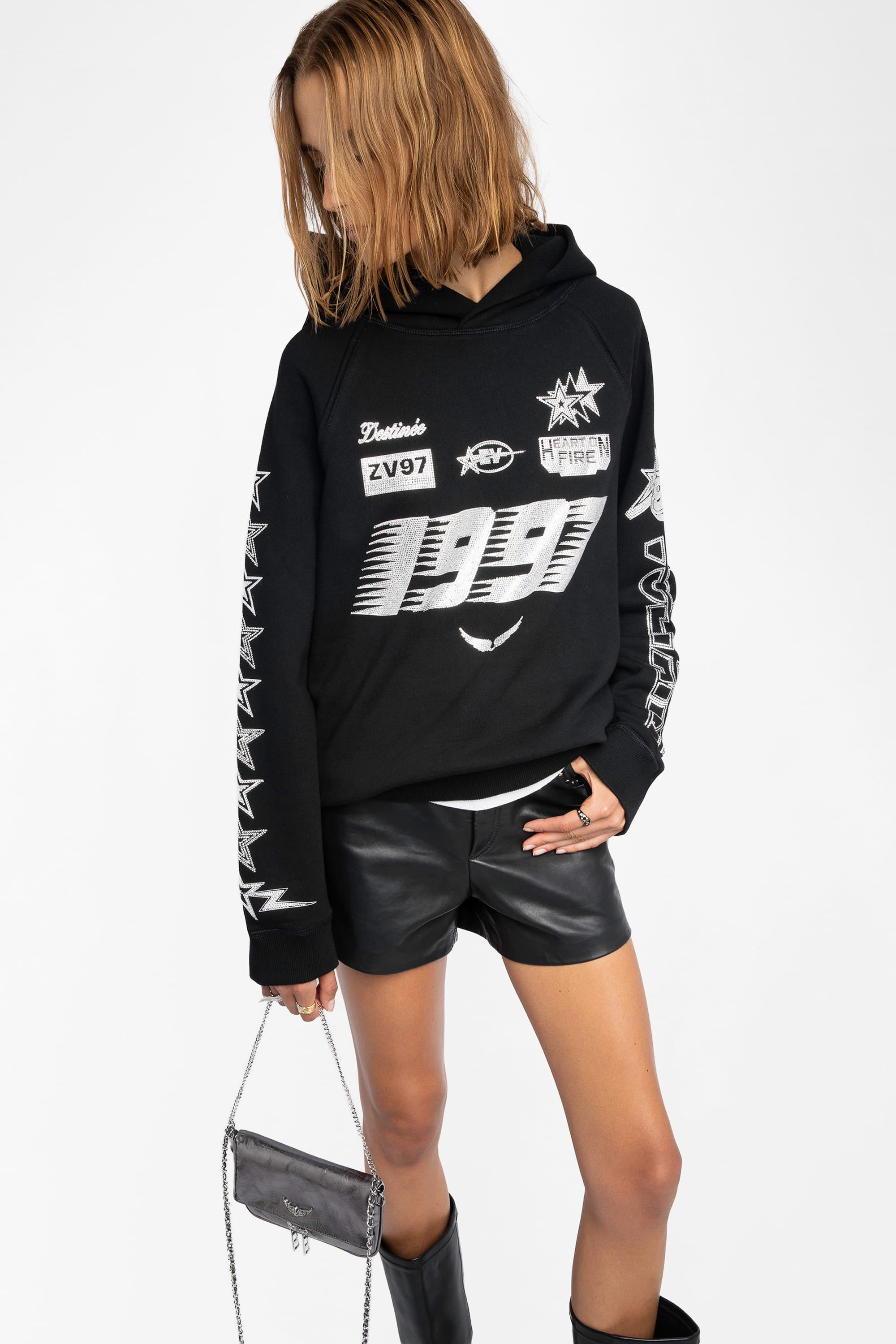 Georgys Strass Hoodie