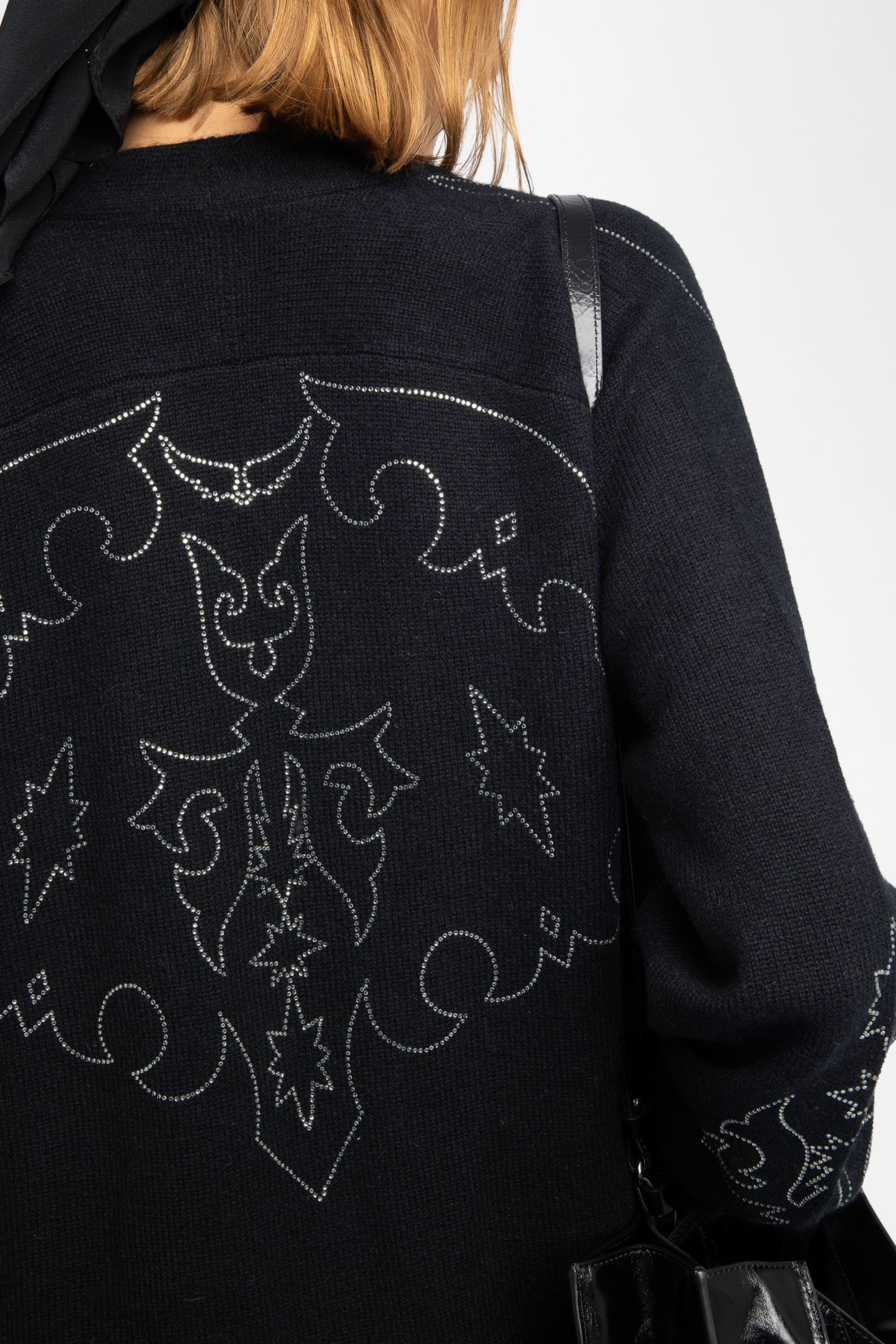 Salomy Strass Cashmere Cardigan
