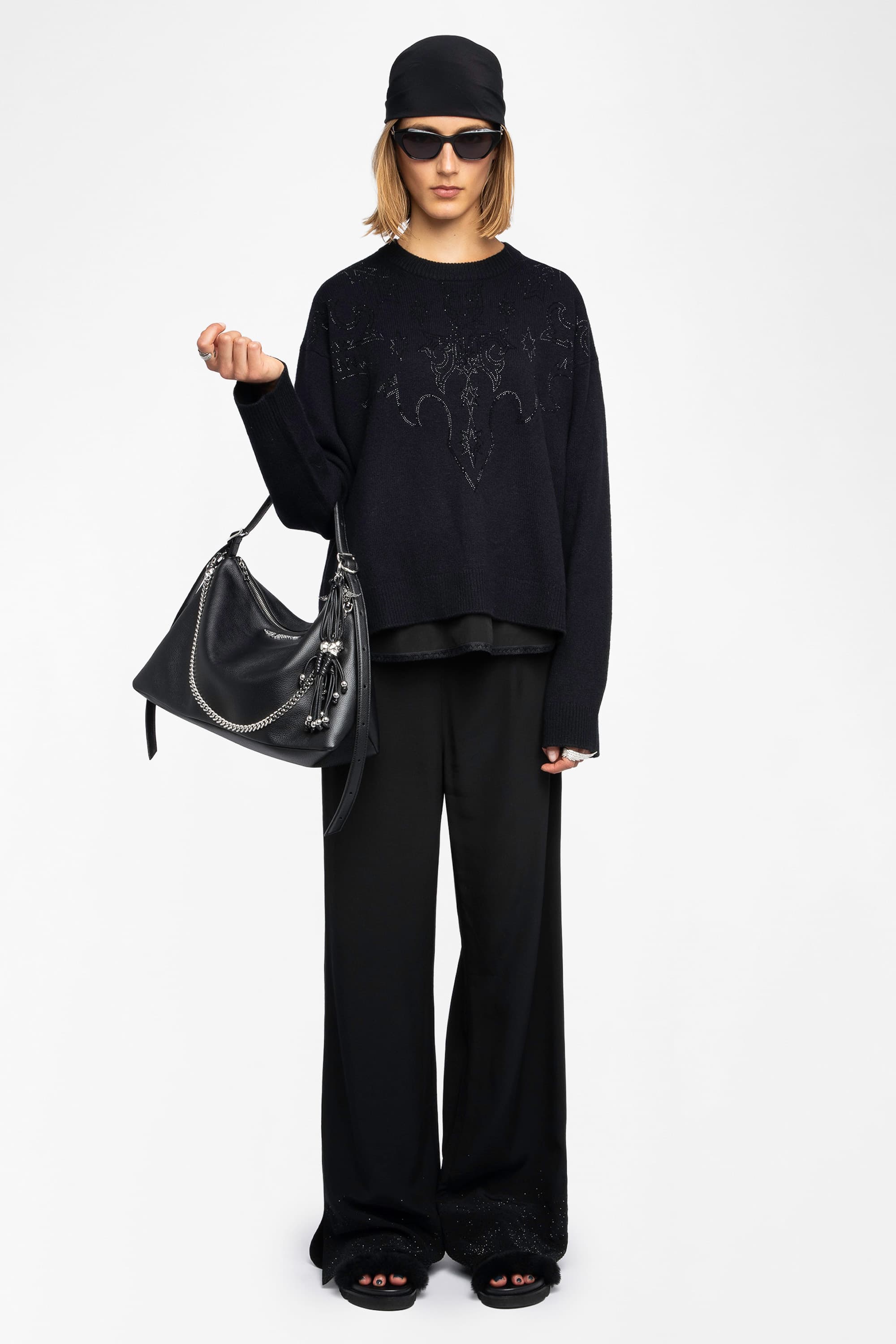 Markuz Strass Cashmere Sweater