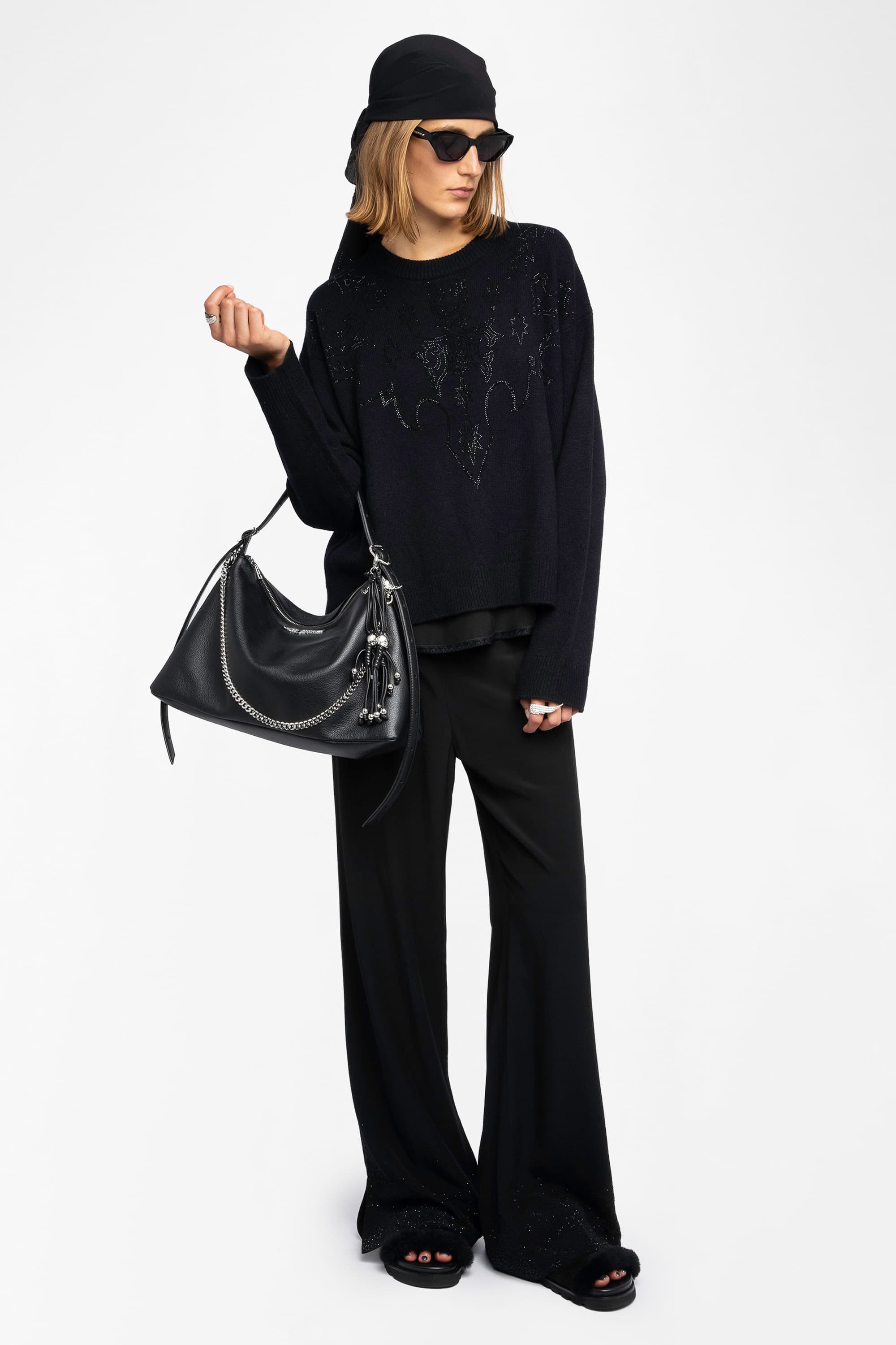 Markuz Strass Cashmere Sweater