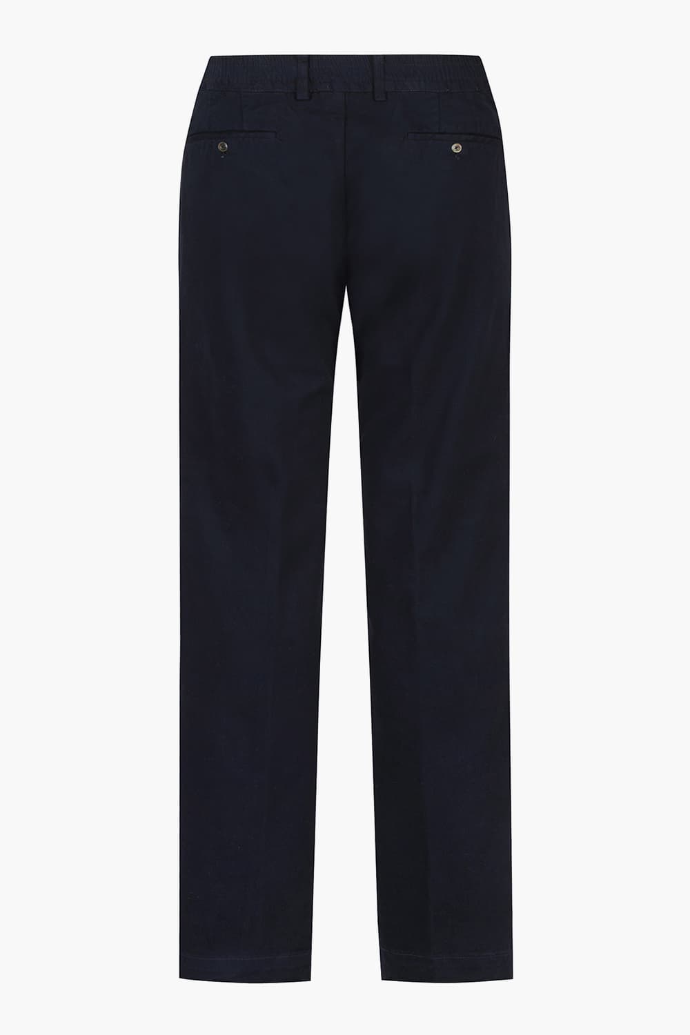 코튼 가먼트다잉 스트레이트 다크네이비 캐주얼 팬츠