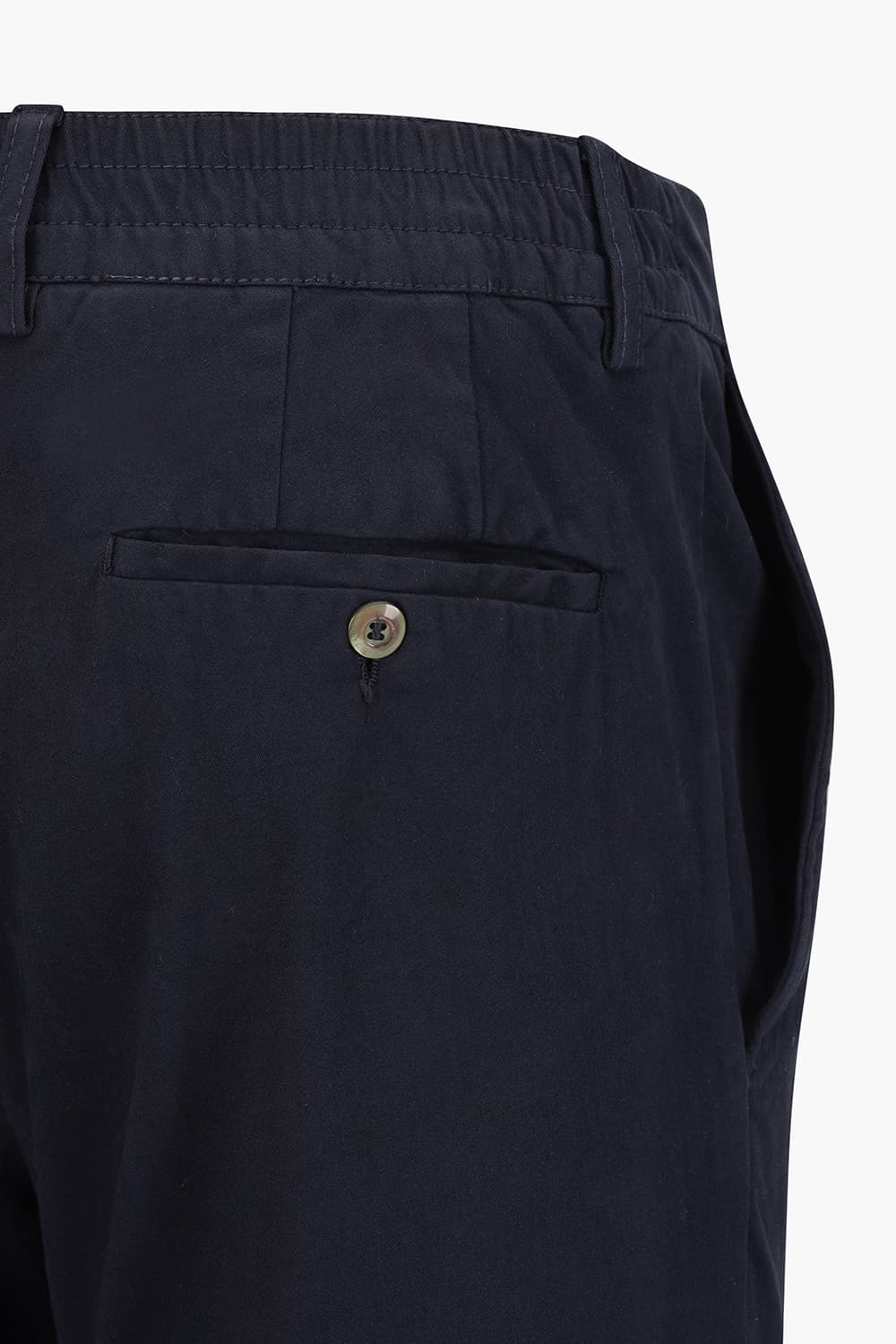 코튼 가먼트다잉 스트레이트 다크네이비 캐주얼 팬츠