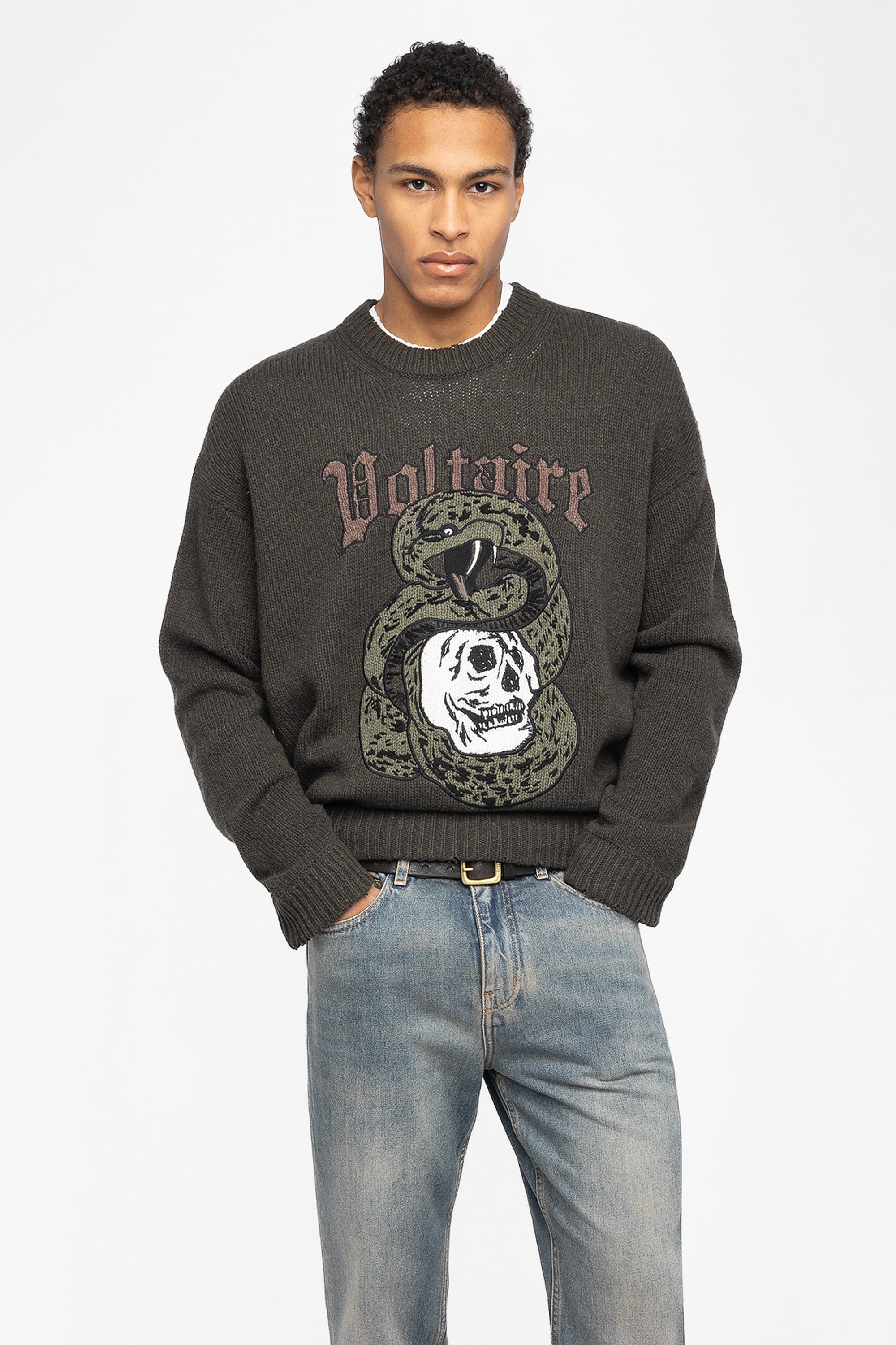 Marko Snake Wool Sweater