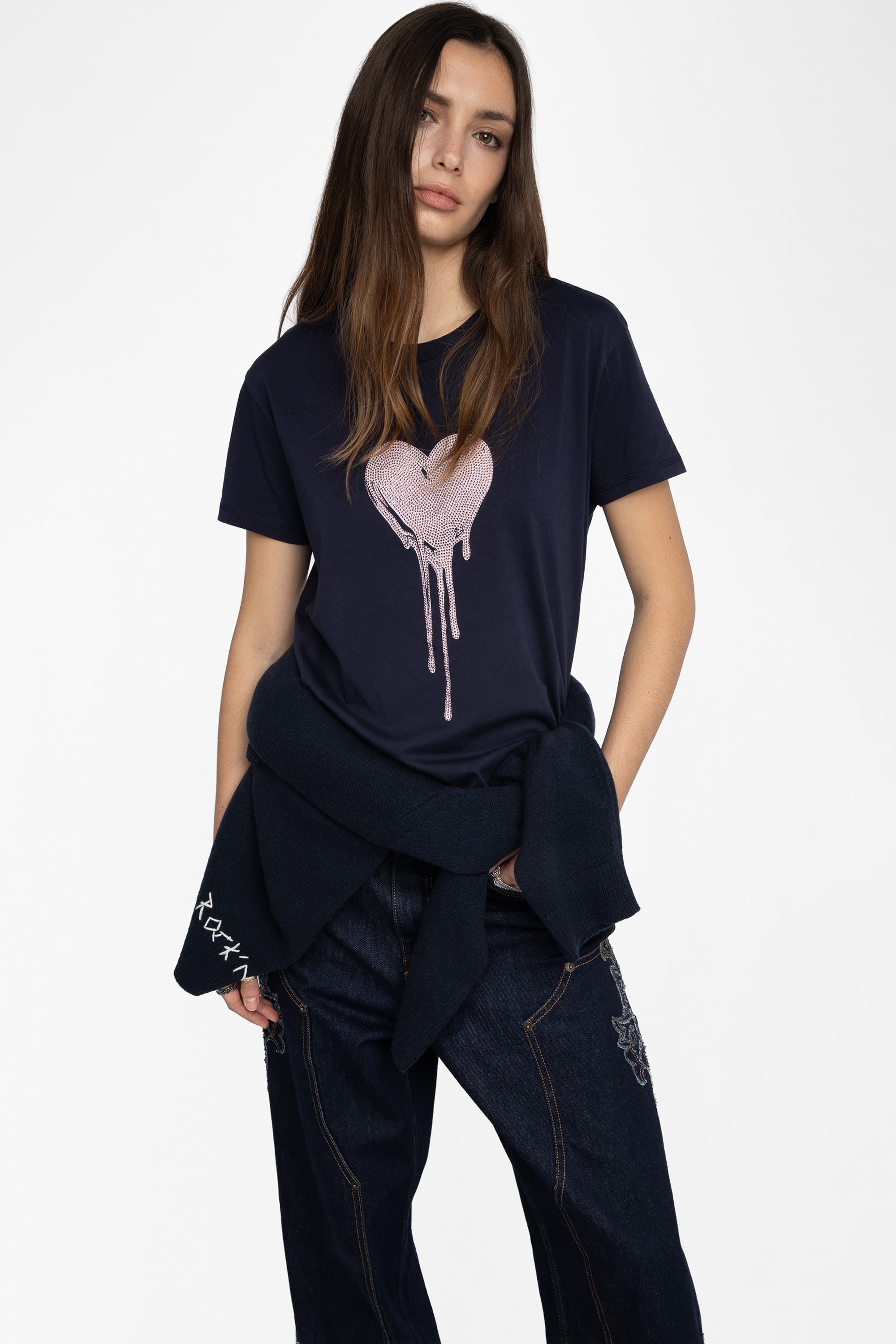 Walk Heart Strass T-Shirt