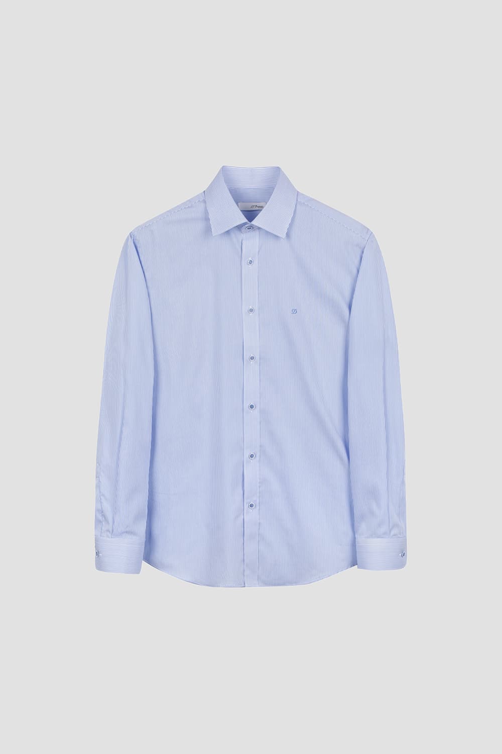 스트라이프 트리콜로르 자수 319 컴포터블 셔츠 블루 SE6SM21LS319SBU