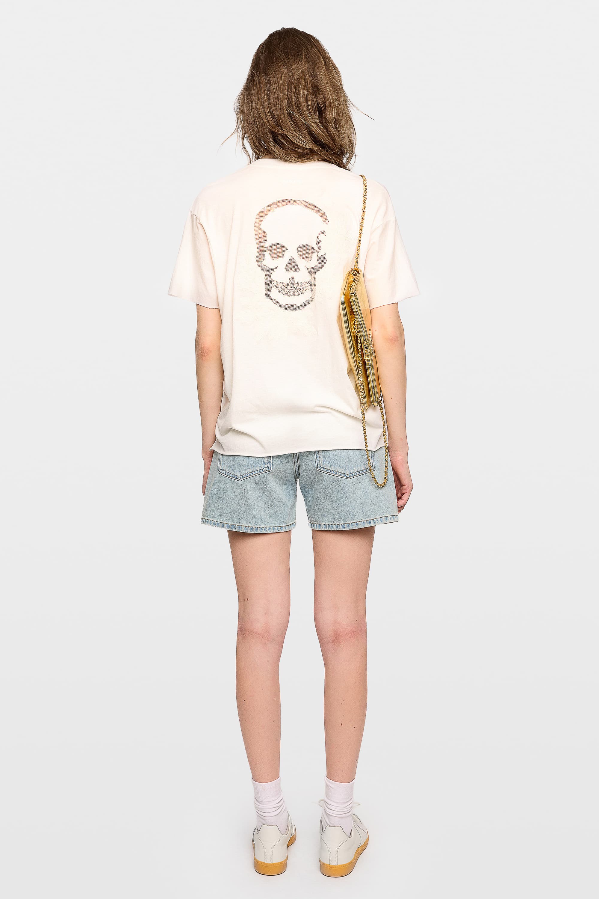 Tommer Skull Fishnet T-shirt