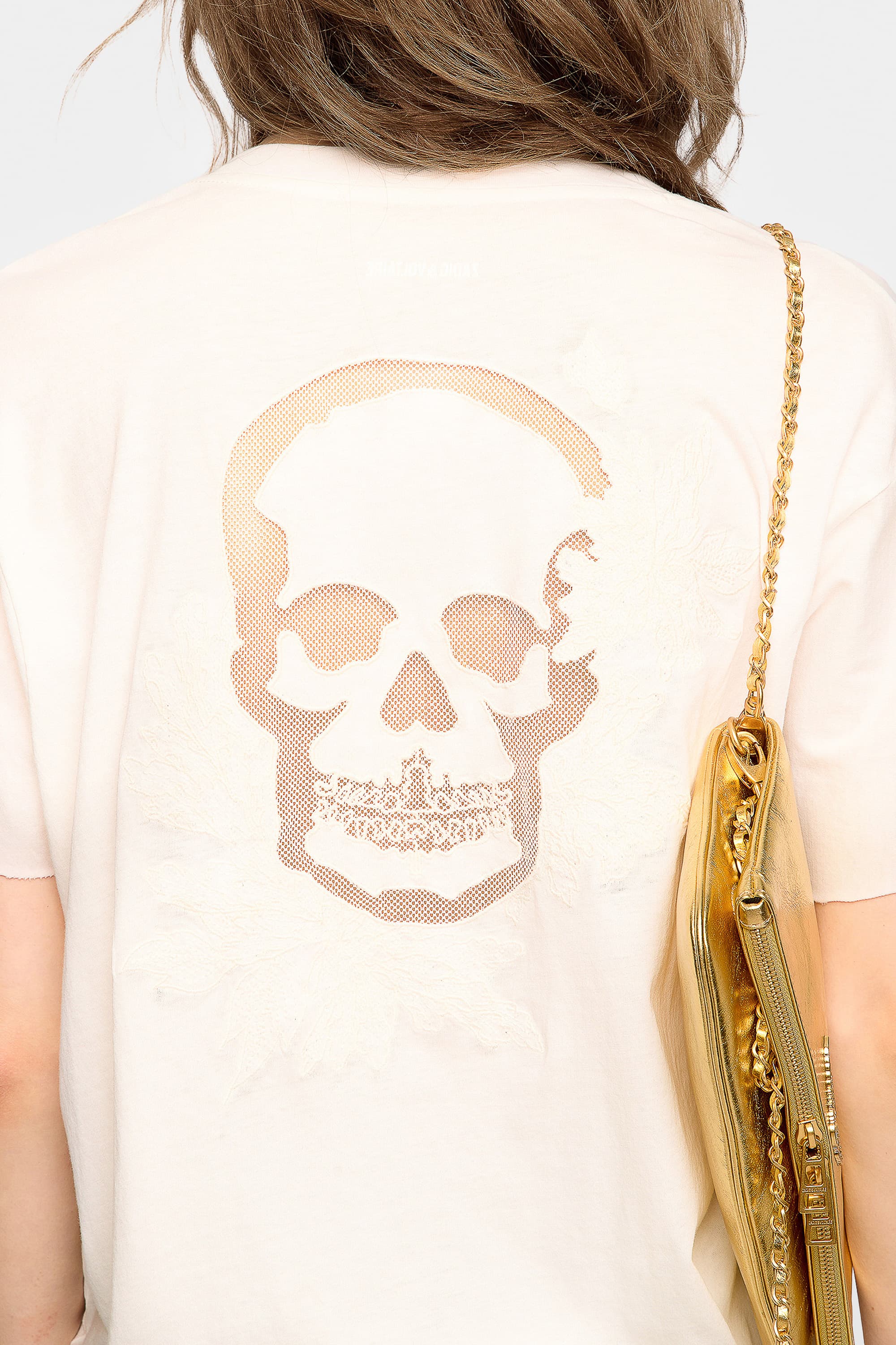 Tommer Skull Fishnet T-shirt