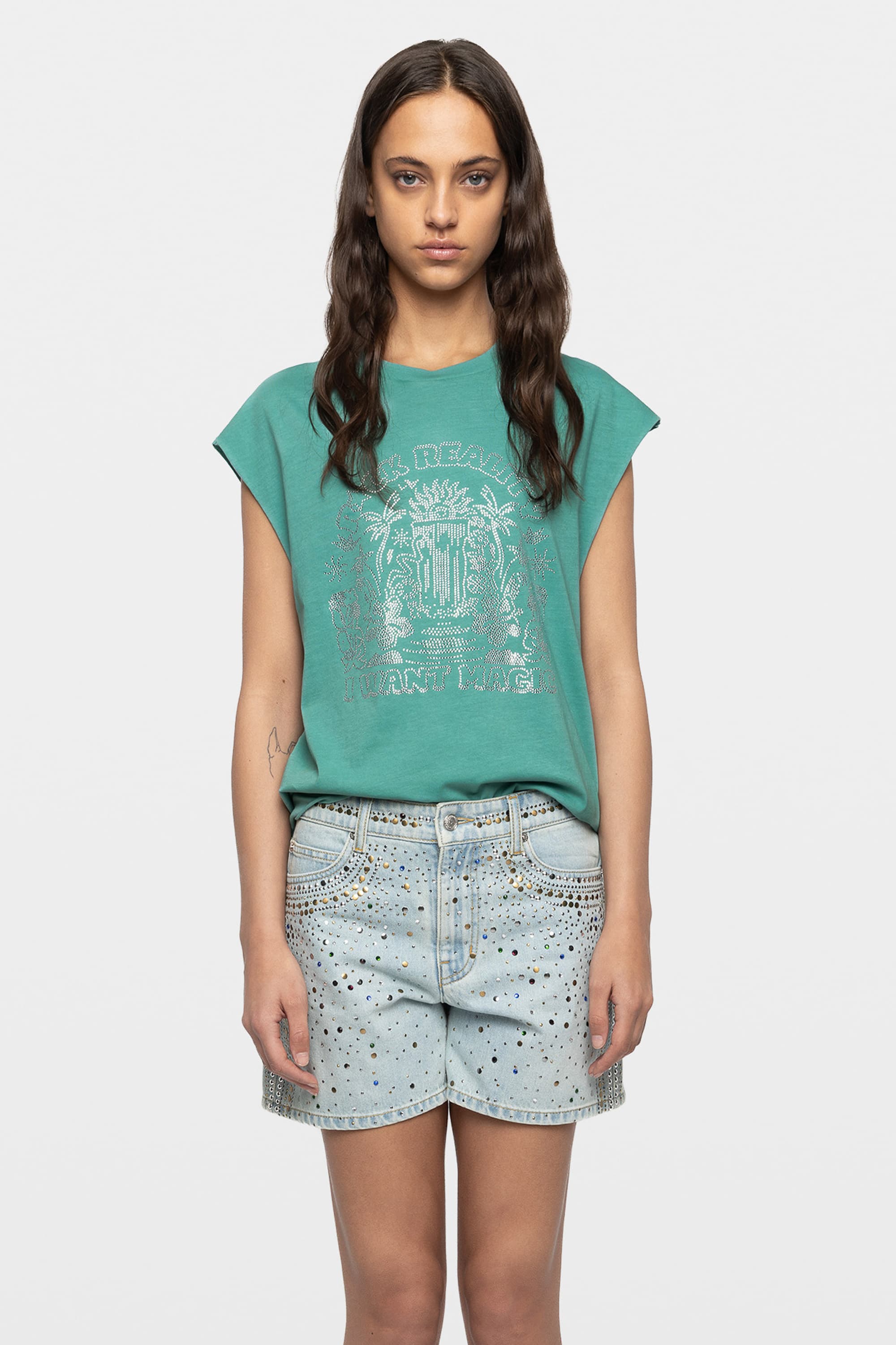 Cloe Strass T-shirt