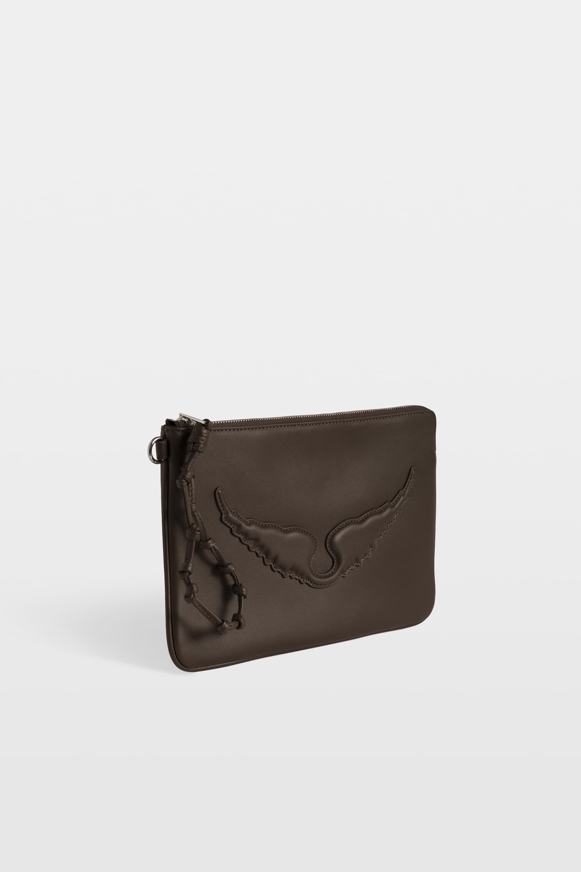Angel Leather Clutch