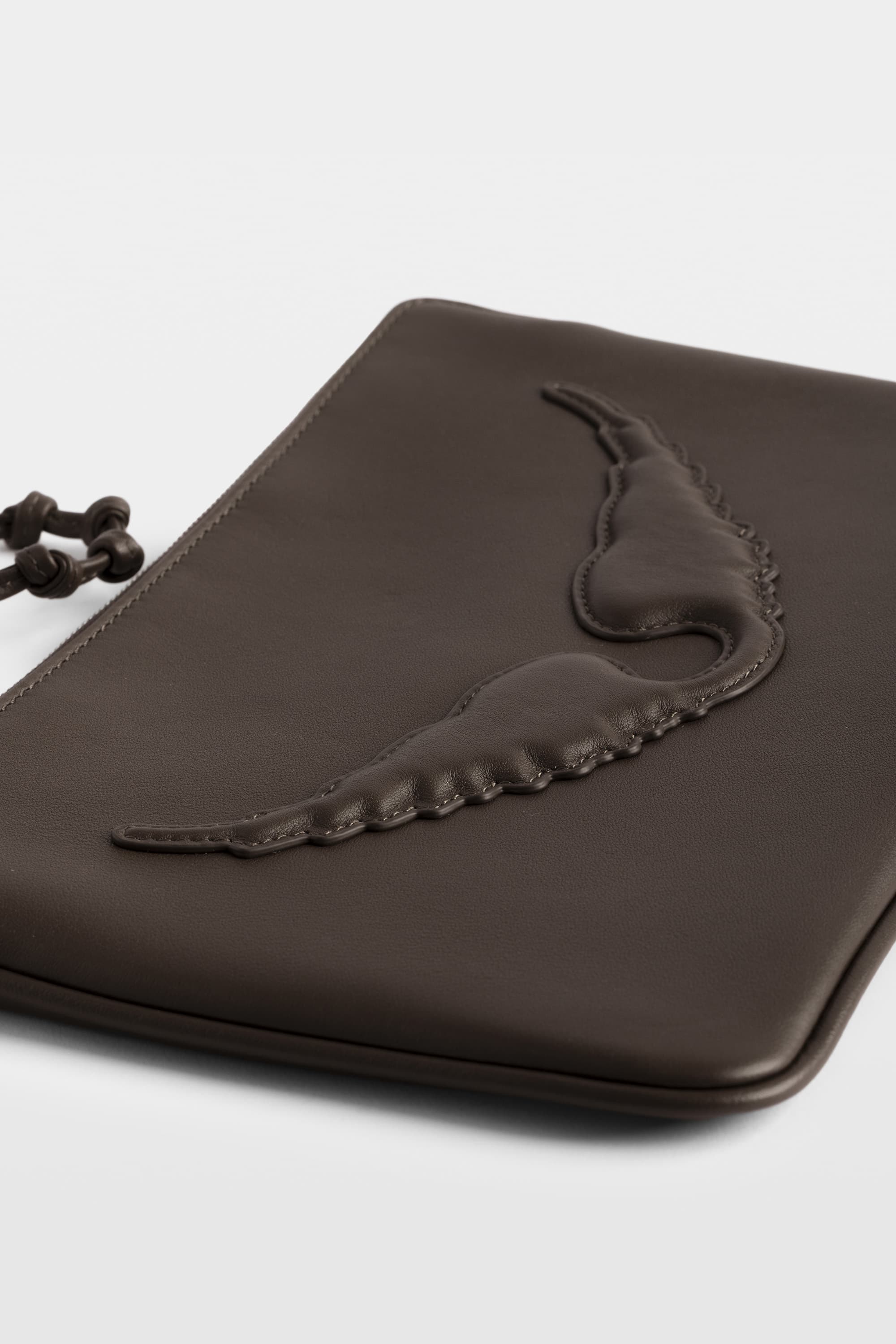 Angel Leather Clutch