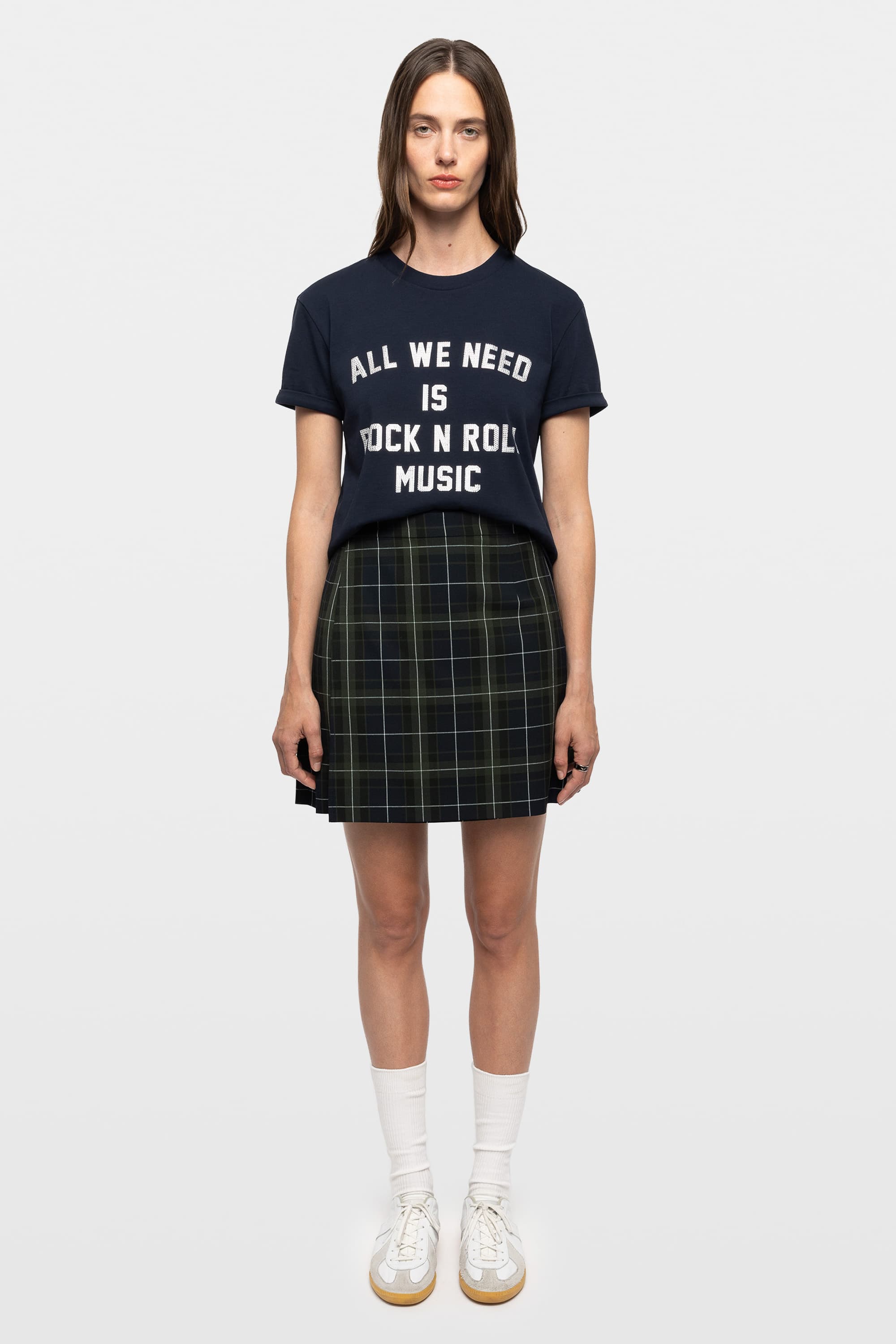 Jumi Check Skirt