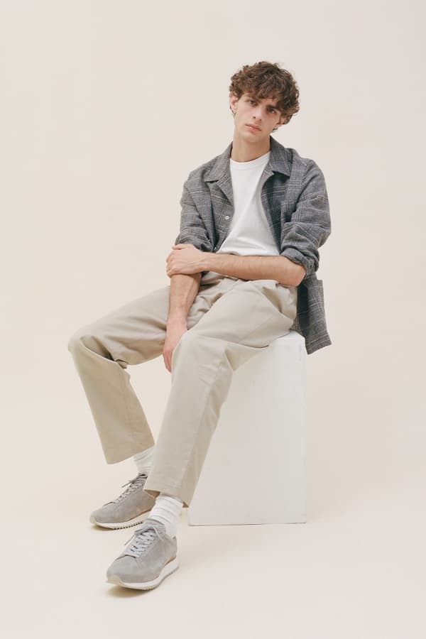 CABOURG 소가죽 스웨이드 스니커즈 SSCAB006