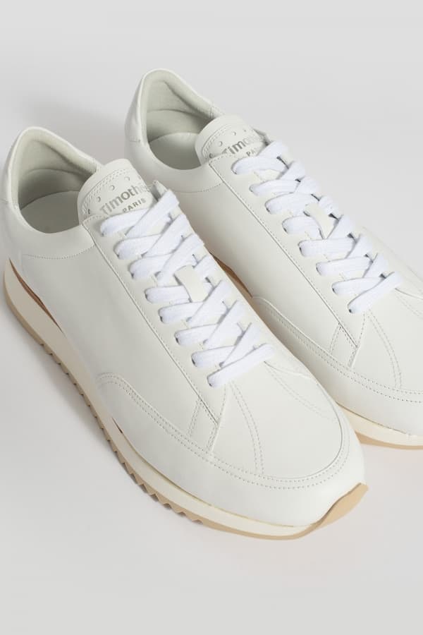 CABOURG 램스킨 나파 101 아이보리 스니커즈
