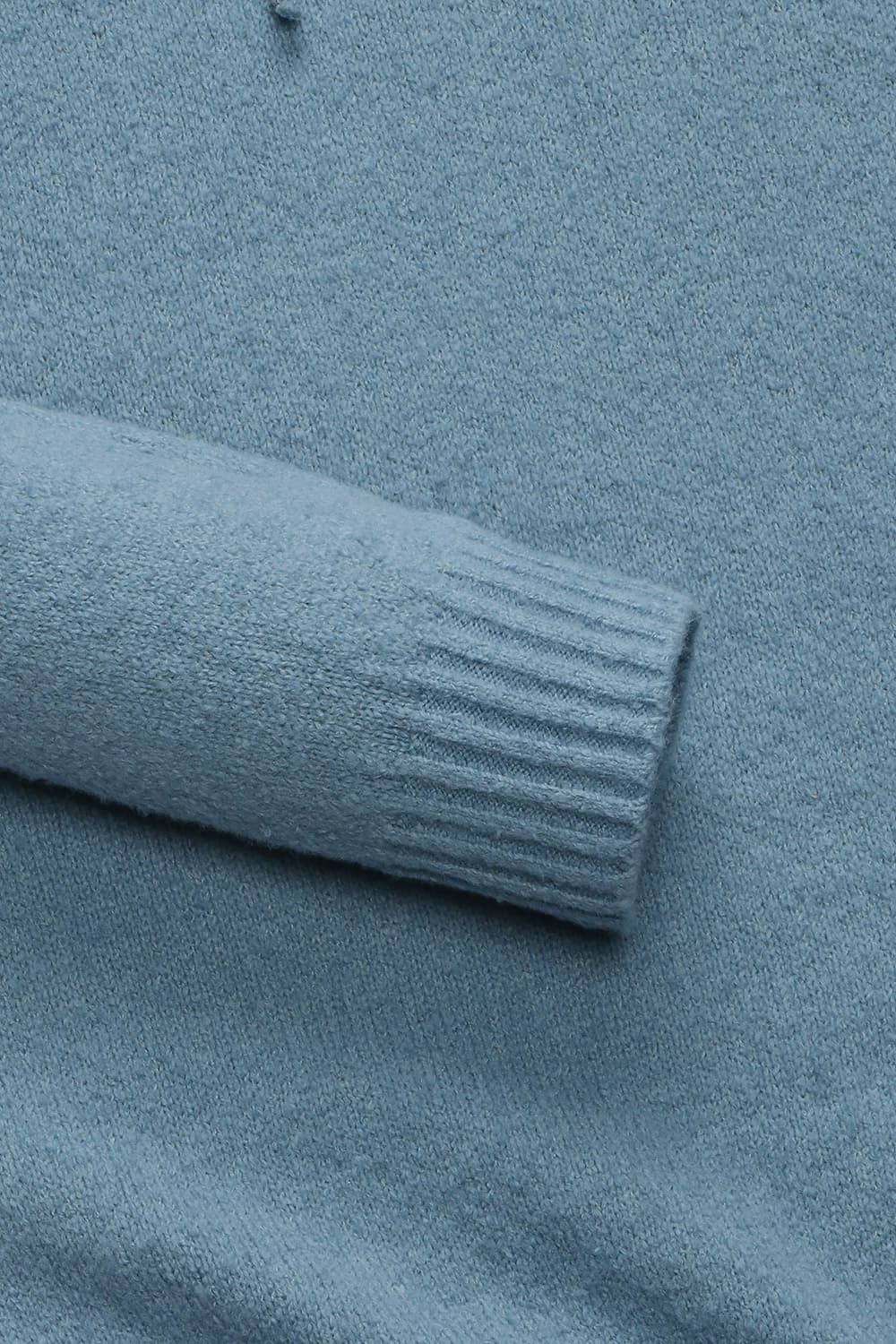 코튼 후드 102 라이트블루 긴소매 니트