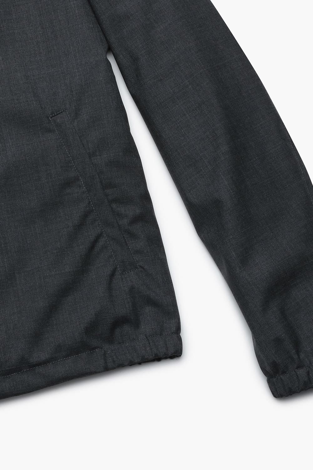 썸머 울 혼방 하이넥 베이직 블루종 점퍼 53T4089016