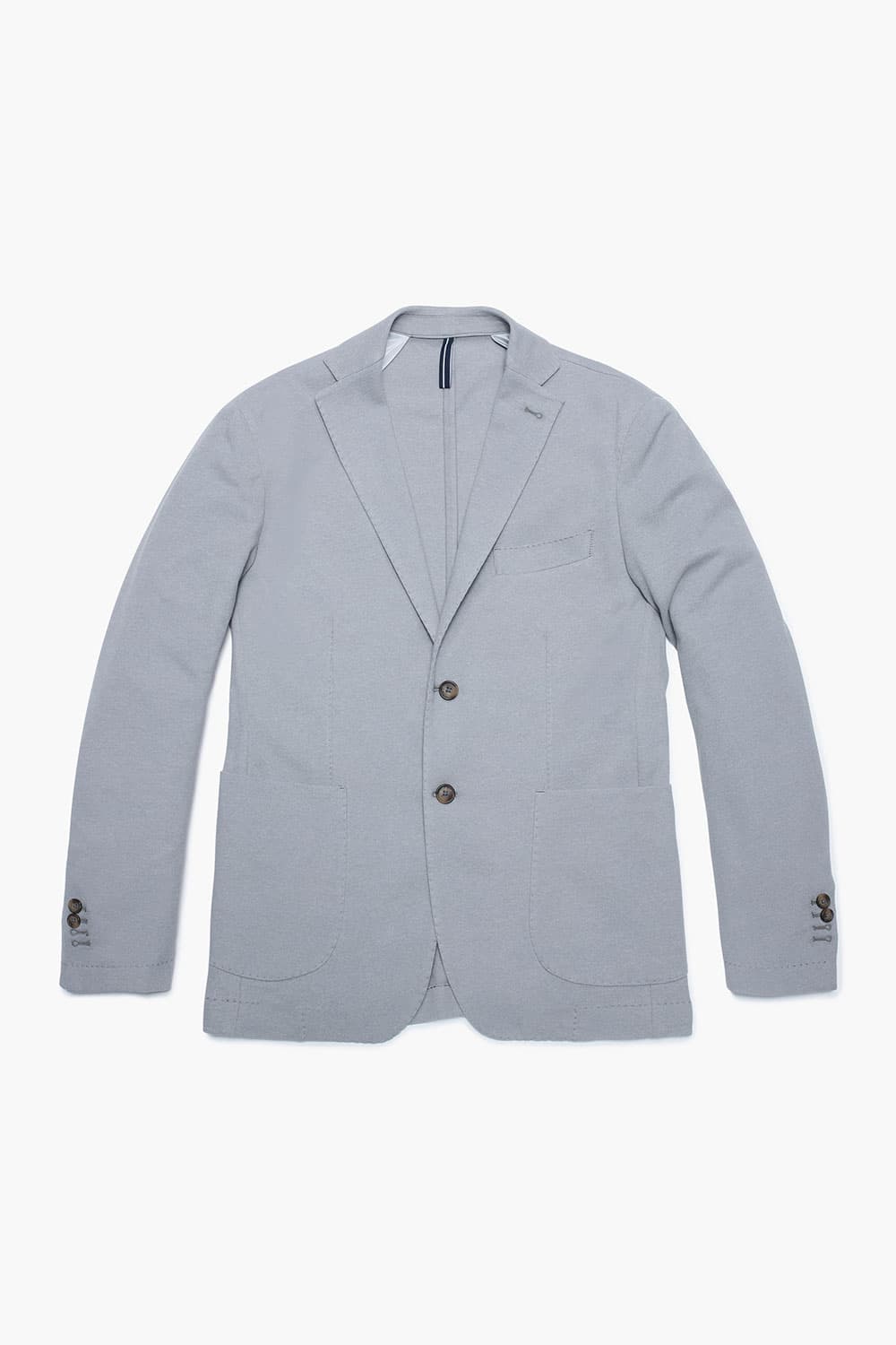코튼 가먼트다잉 라이트블루 테일러드 자켓