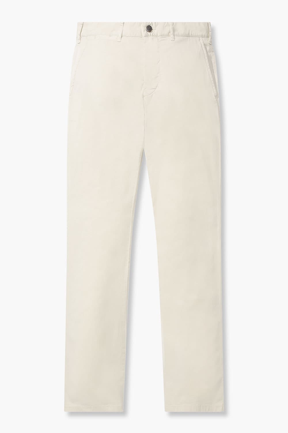 코튼 슬림 301 아이보리 캐주얼 팬츠