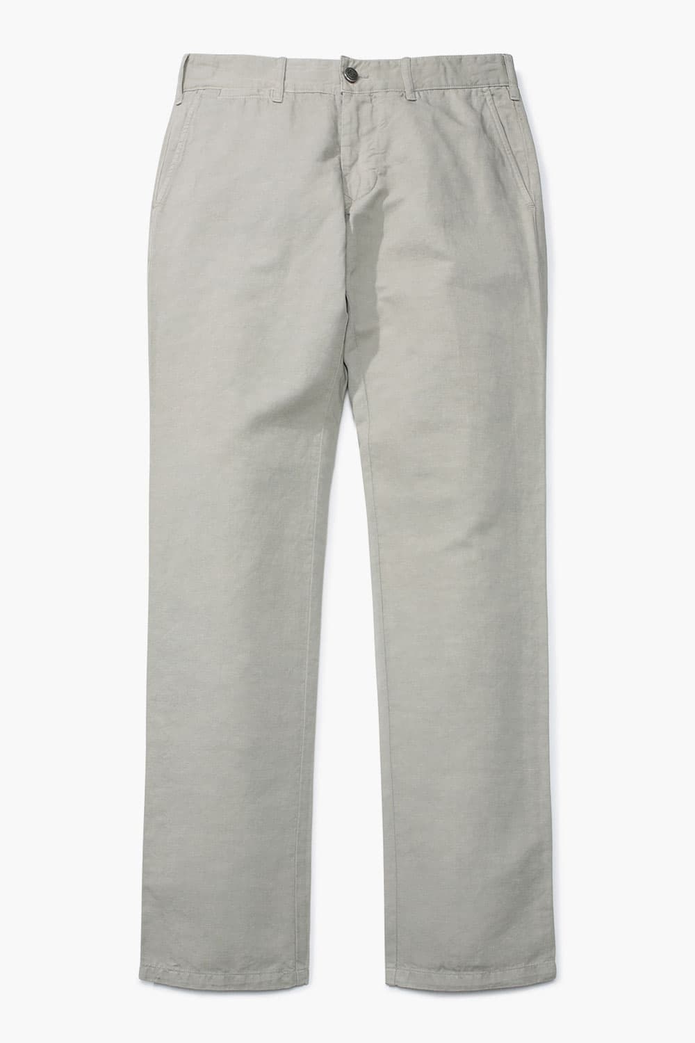 린넨 혼방 슬림 라이트베이지 캐주얼 팬츠